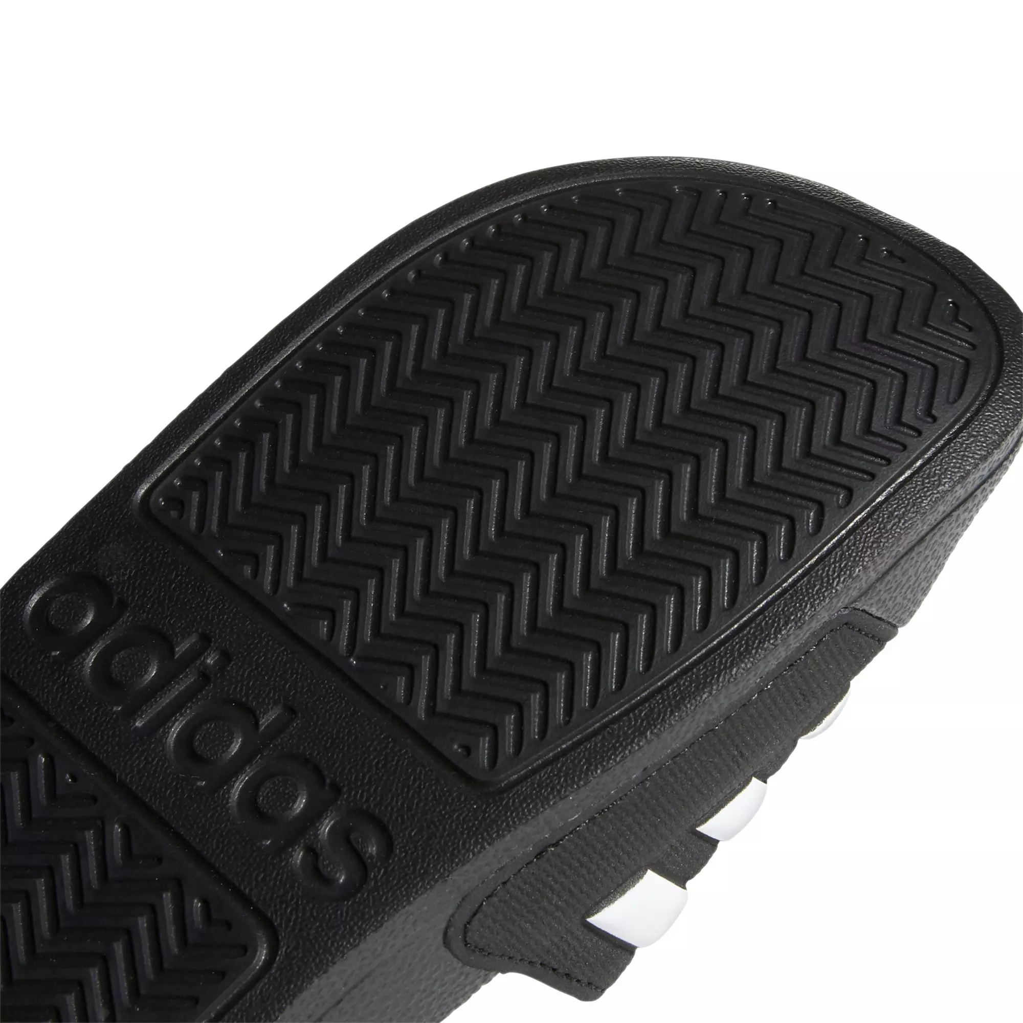 adidas Adilette "Core Black/White" Preschool Kids' Shower Slide - BLACK
