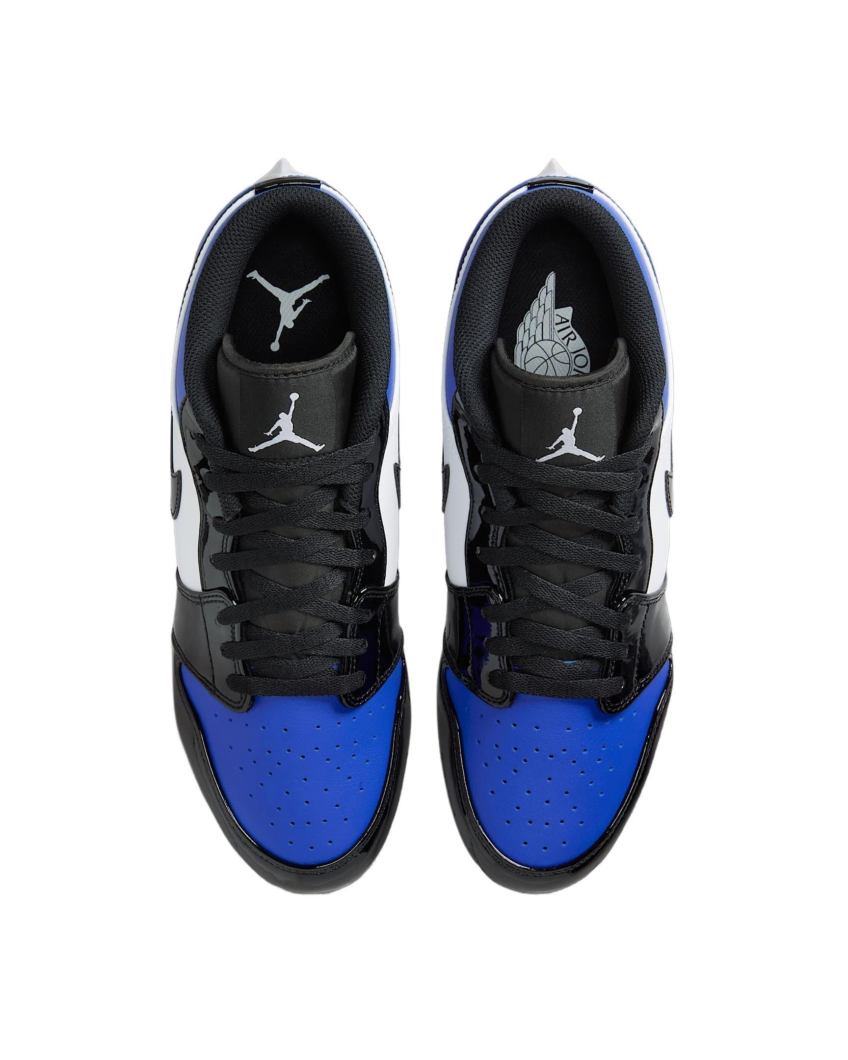 Jordan 1 Low TD "Game Royal/White/Black" Men's Football Cleat - ROYAL/WHITE/BLACK Thumbnail View 3