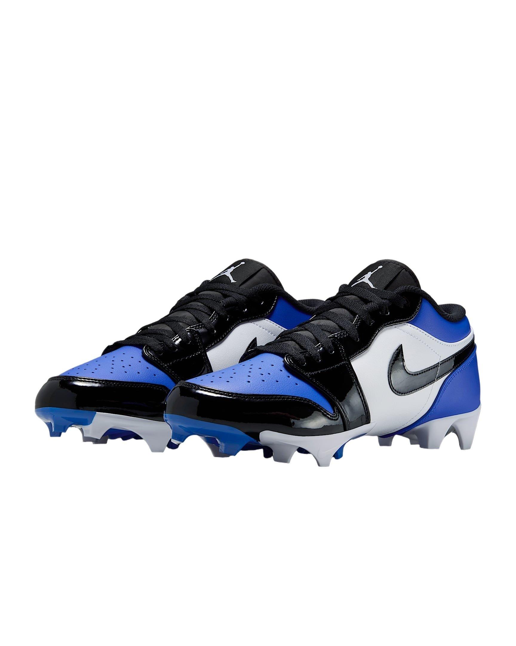 Jordan 1 Low TD "Game Royal/White/Black" Men's Football Cleat - ROYAL/WHITE/BLACK Thumbnail View 4