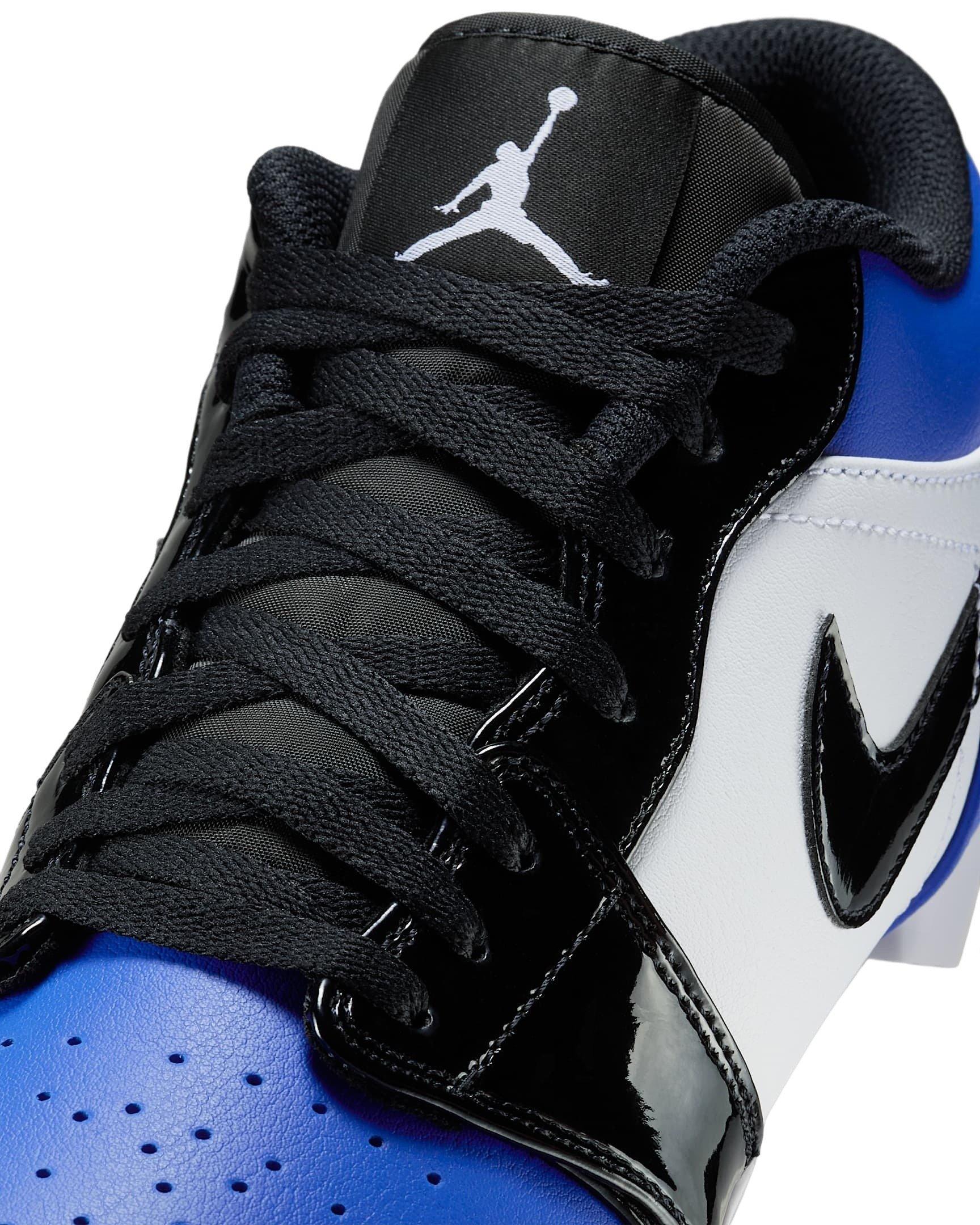 Jordan 1 Low TD "Game Royal/White/Black" Men's Football Cleat - ROYAL/WHITE/BLACK Thumbnail View 6