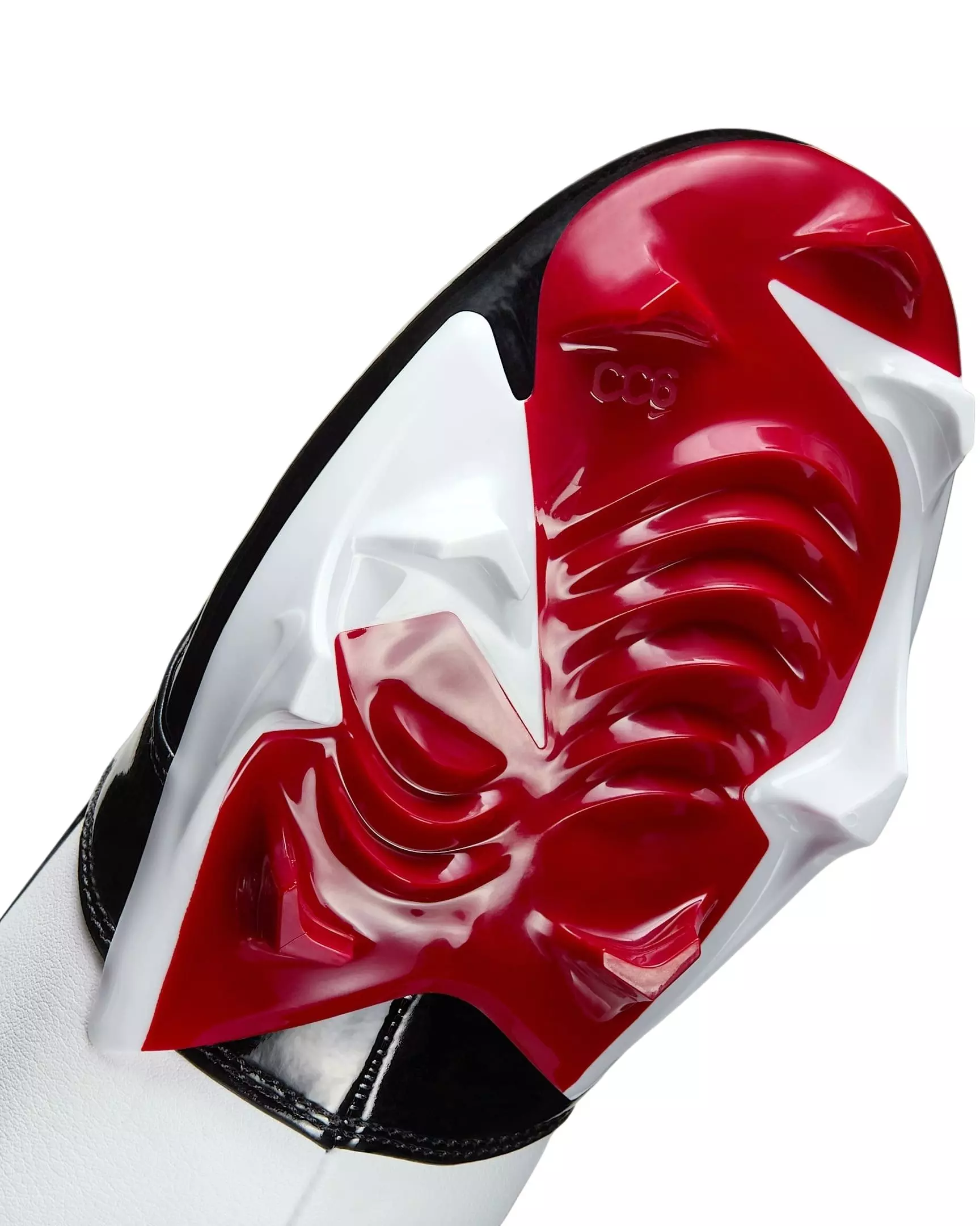 Jordan 1 Low TD "Gym Red/White/Black" Men's Football Cleat - RED/WHITE/BLACK