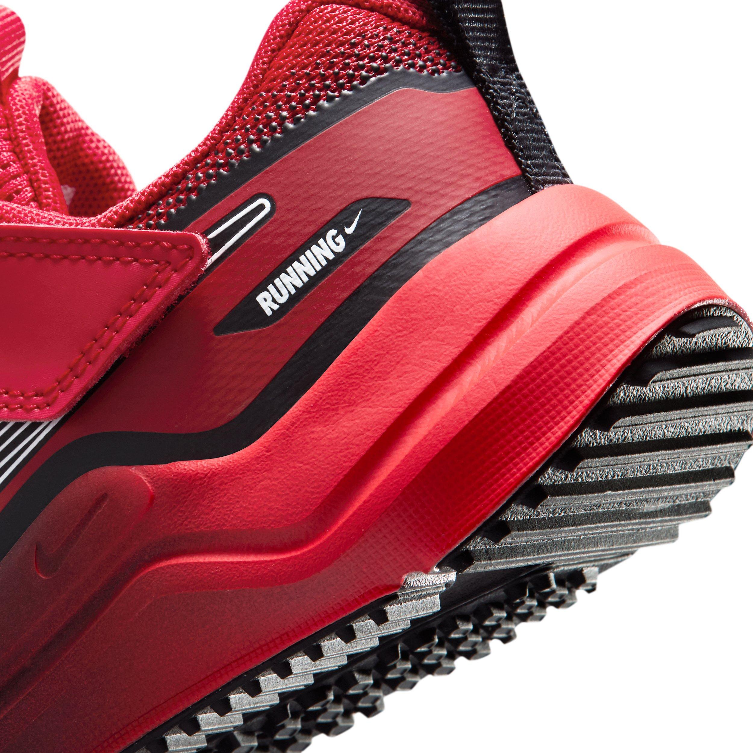 Nike Cosmic Runner Swoosh "University Red/Red Orbit/White" Preschool Boys' Running Shoe - RED/RED/WHITE
