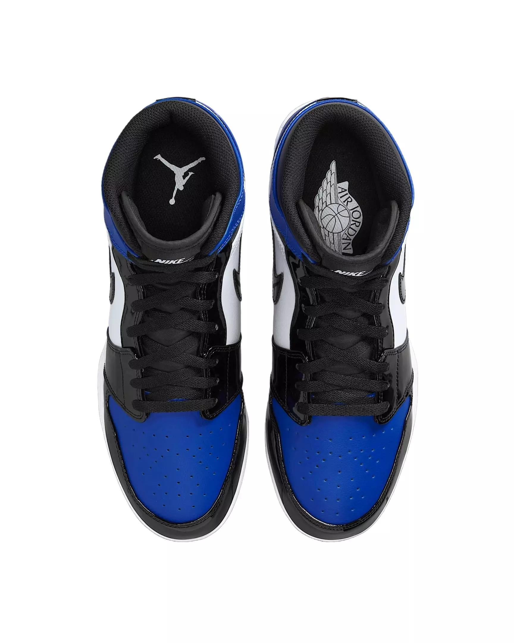 Jordan 1 Mid TD "Game Royal/White/Black" Men's Football Cleat - ROYAL/WHITE/BLACK