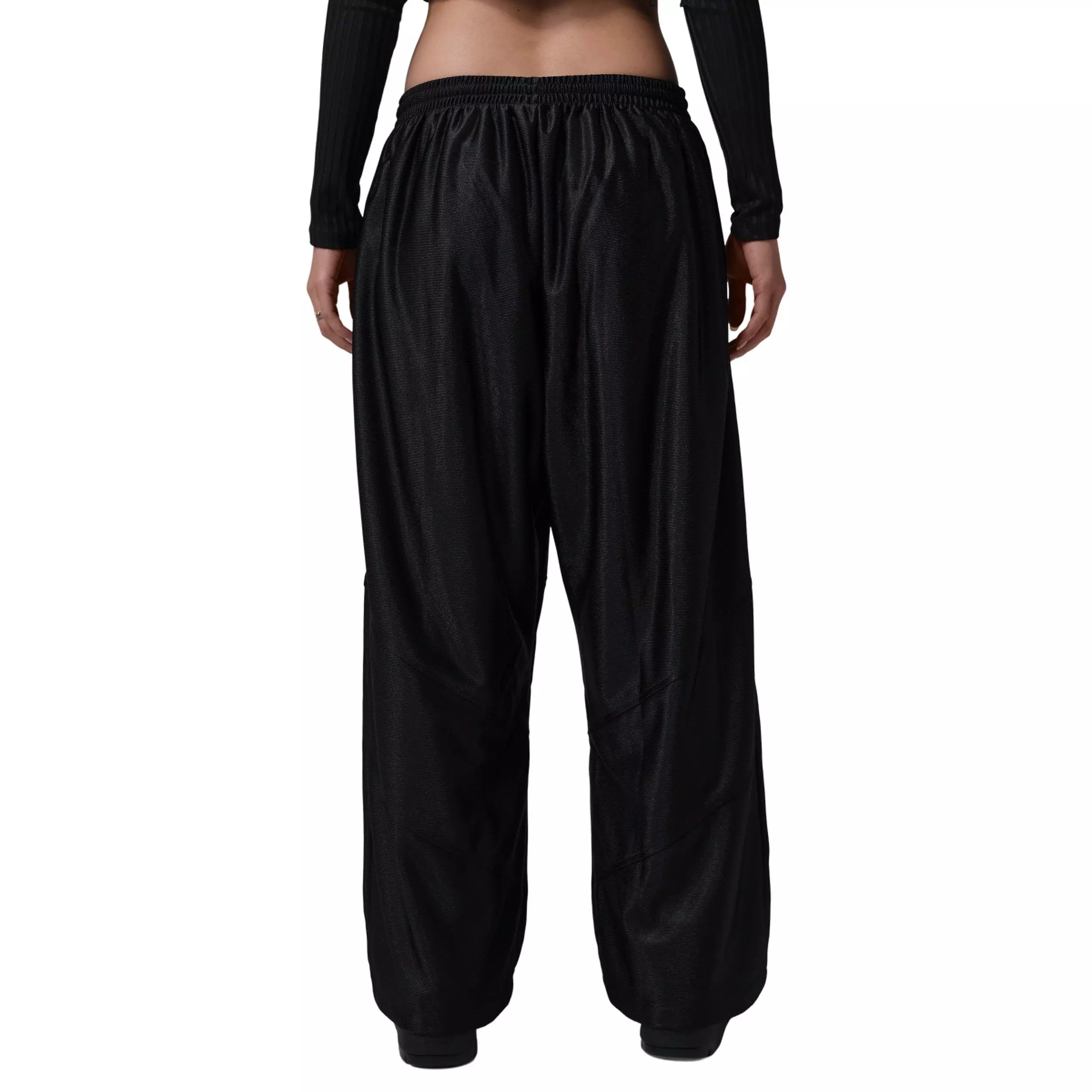 Jordan Women's Brooklyn DuraSheen Track Pants -Black - BLACK