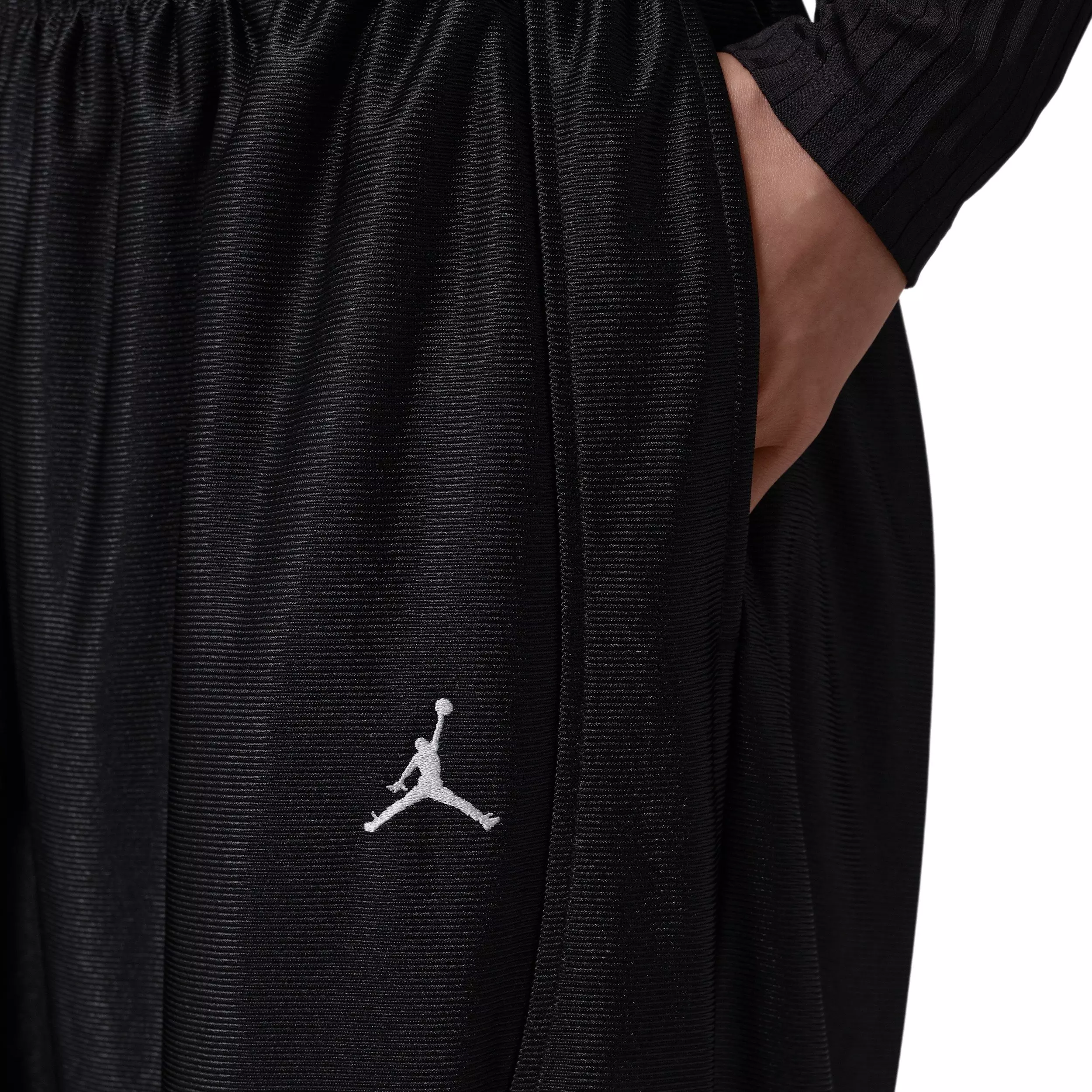 Jordan Women's Brooklyn DuraSheen Track Pants -Black - BLACK