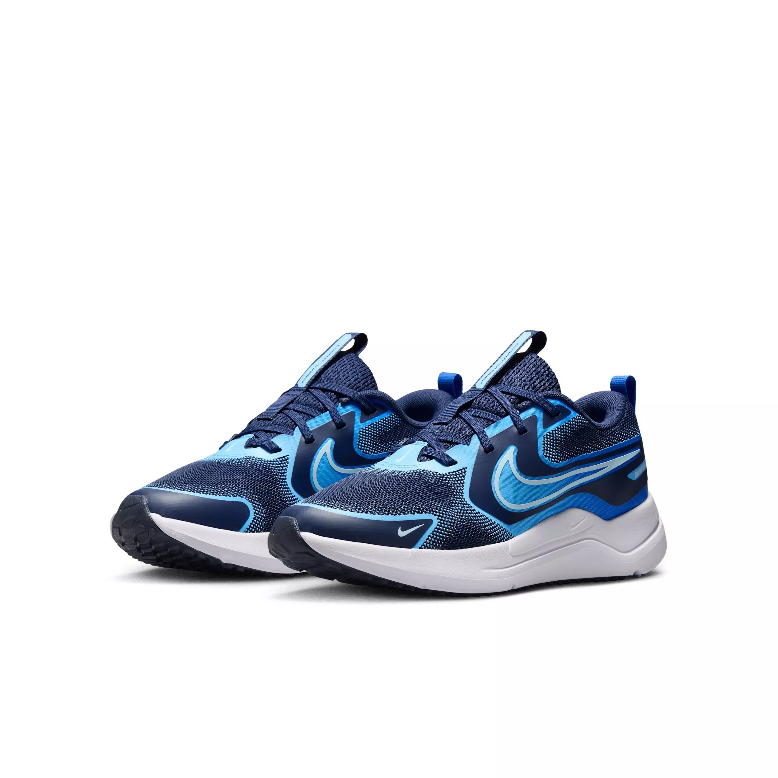 Nike Cosmic Runner "Midnight Navy/Racer Blue/Blue/Glacier Blue" Grade School Boys' Running Shoe - NAVY/BLUE/BLUE/BLUE