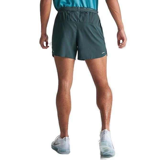 Nike Men's Dri-FIT Stride 5" Brief-Lined Running Shorts - GREEN Thumbnail View 2