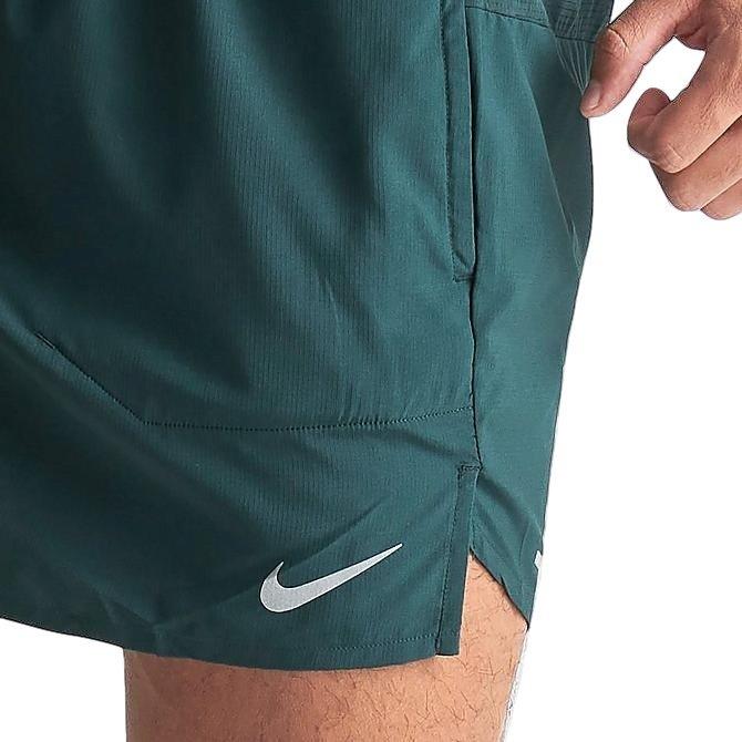 Nike Men's Dri-FIT Stride 5" Brief-Lined Running Shorts - GREEN Thumbnail View 4