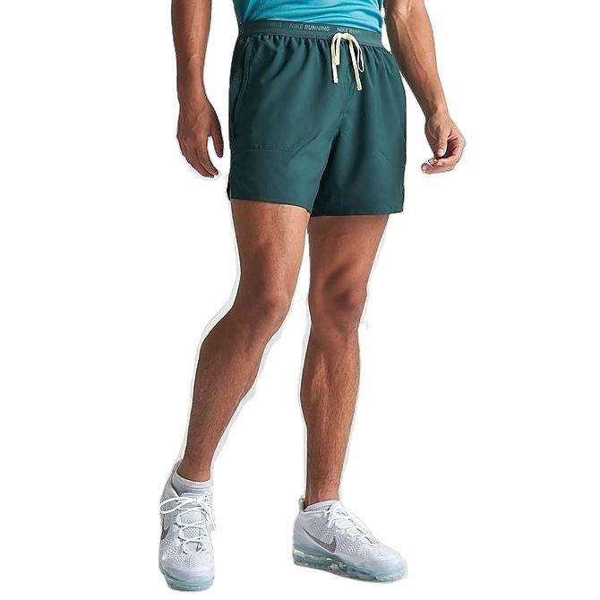 Nike Men's Dri-FIT Stride 5" Brief-Lined Running Shorts - GREEN Thumbnail View 5