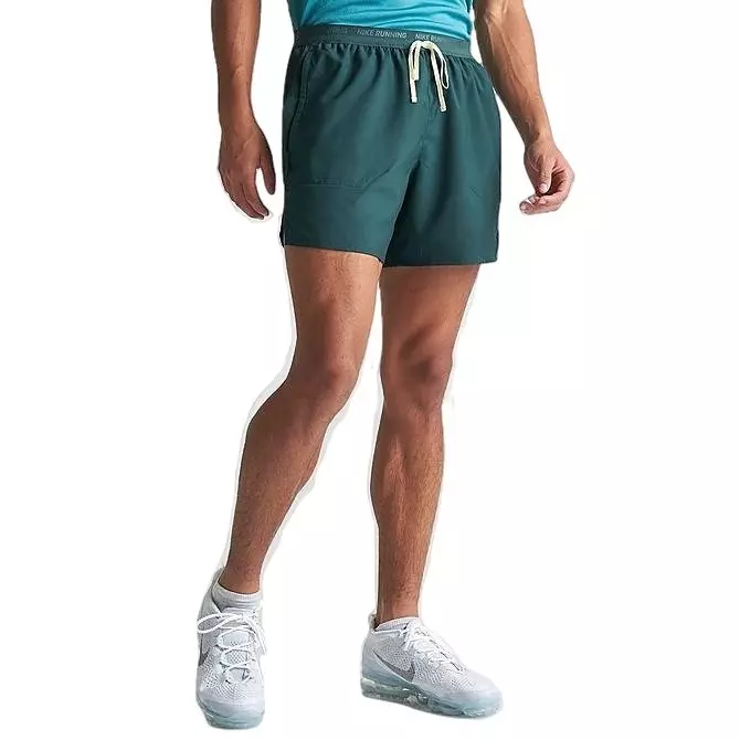 Nike Men's Dri-FIT Stride 5" Brief-Lined Running Shorts - GREEN
