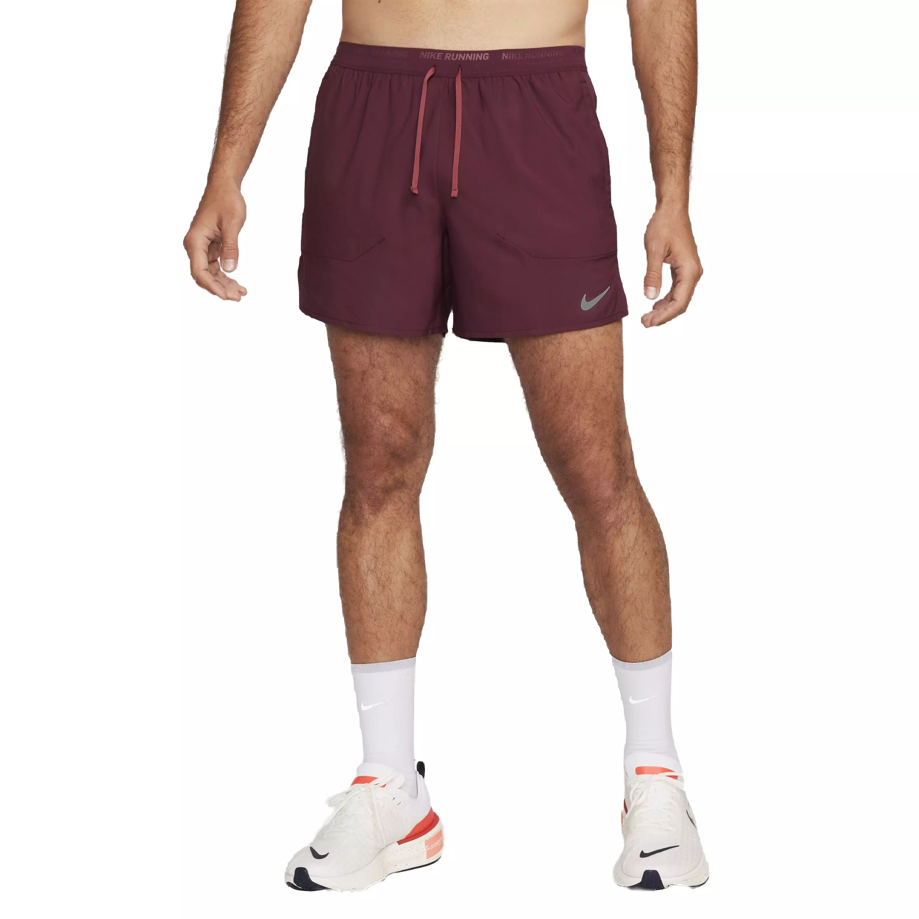 Nike Men's Dri-FIT Stride 5" Brief-Lined Running Shorts - RED