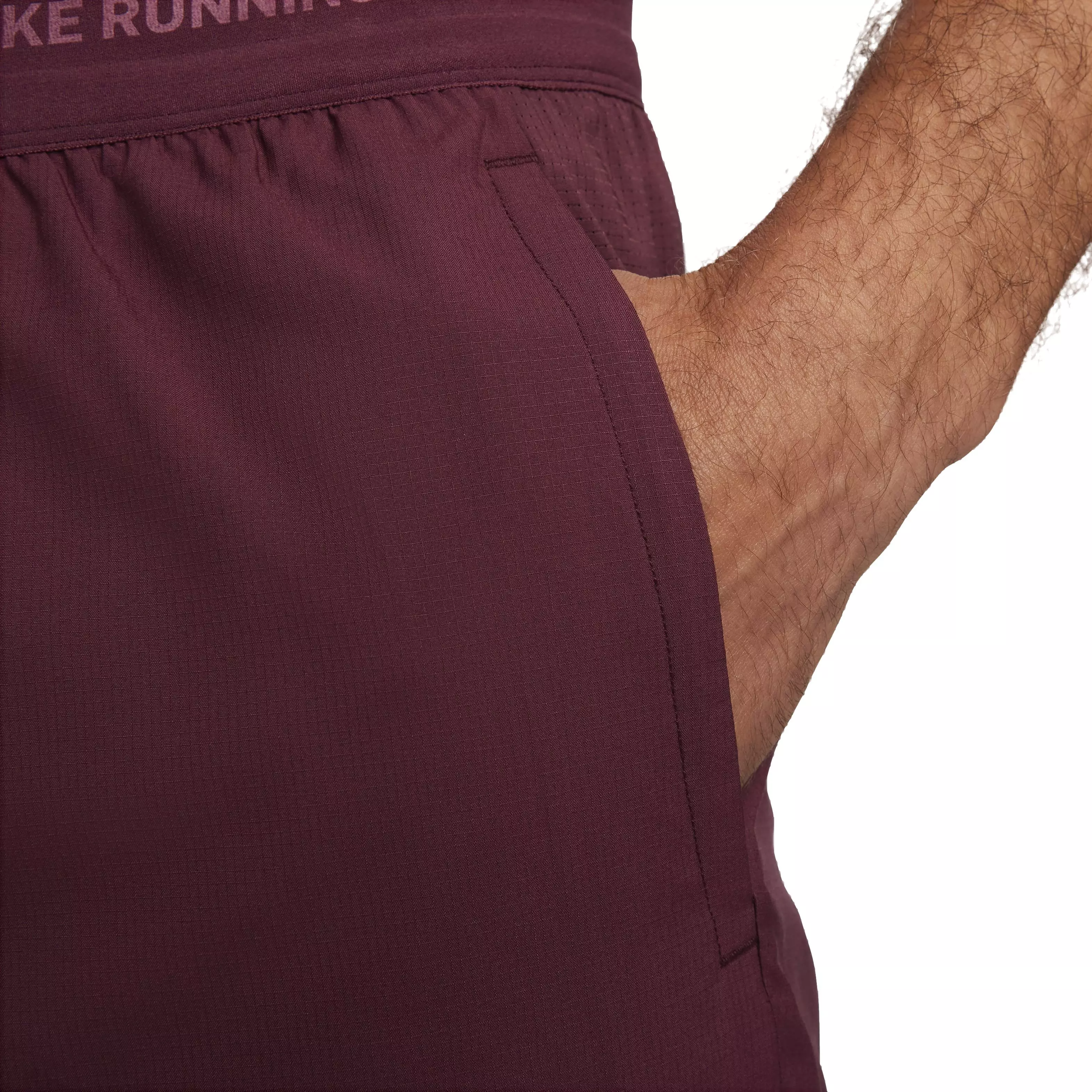 Nike Men's Dri-FIT Stride 5" Brief-Lined Running Shorts - RED