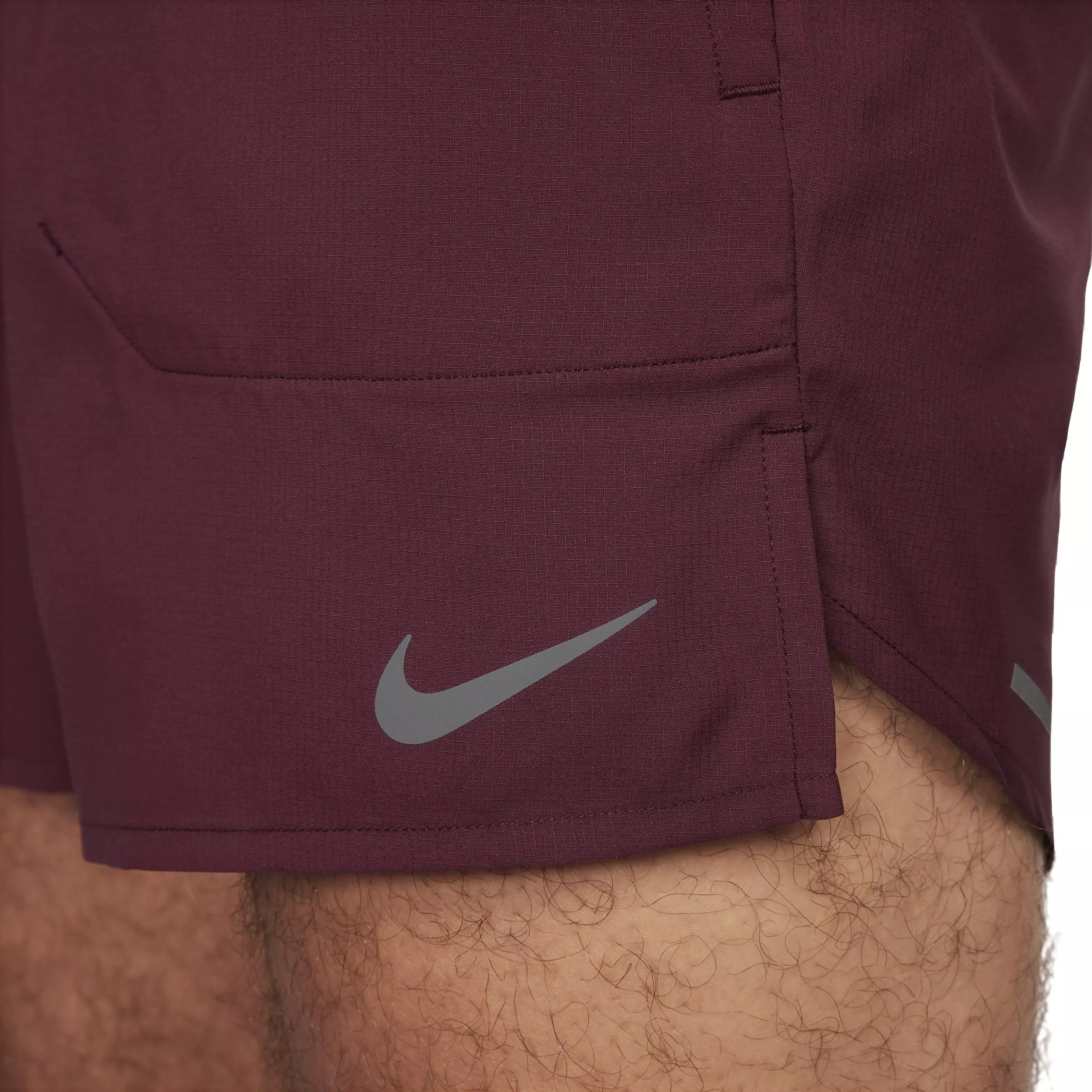 Nike Men's Dri-FIT Stride 5" Brief-Lined Running Shorts - RED