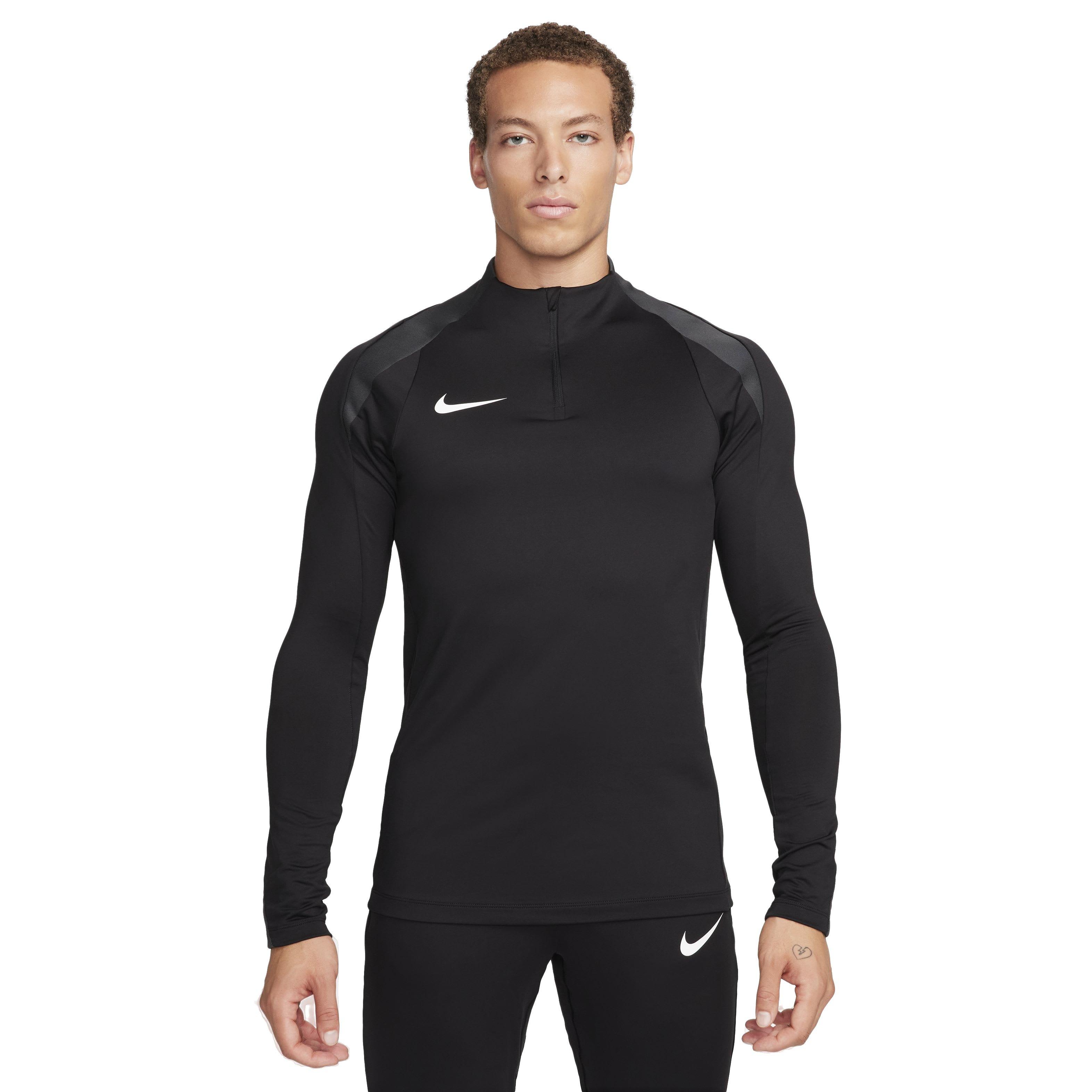 Nike Men's Strike Dri-FIT Soccer 1/2 Zip Top - Black - BLACK Thumbnail View 1