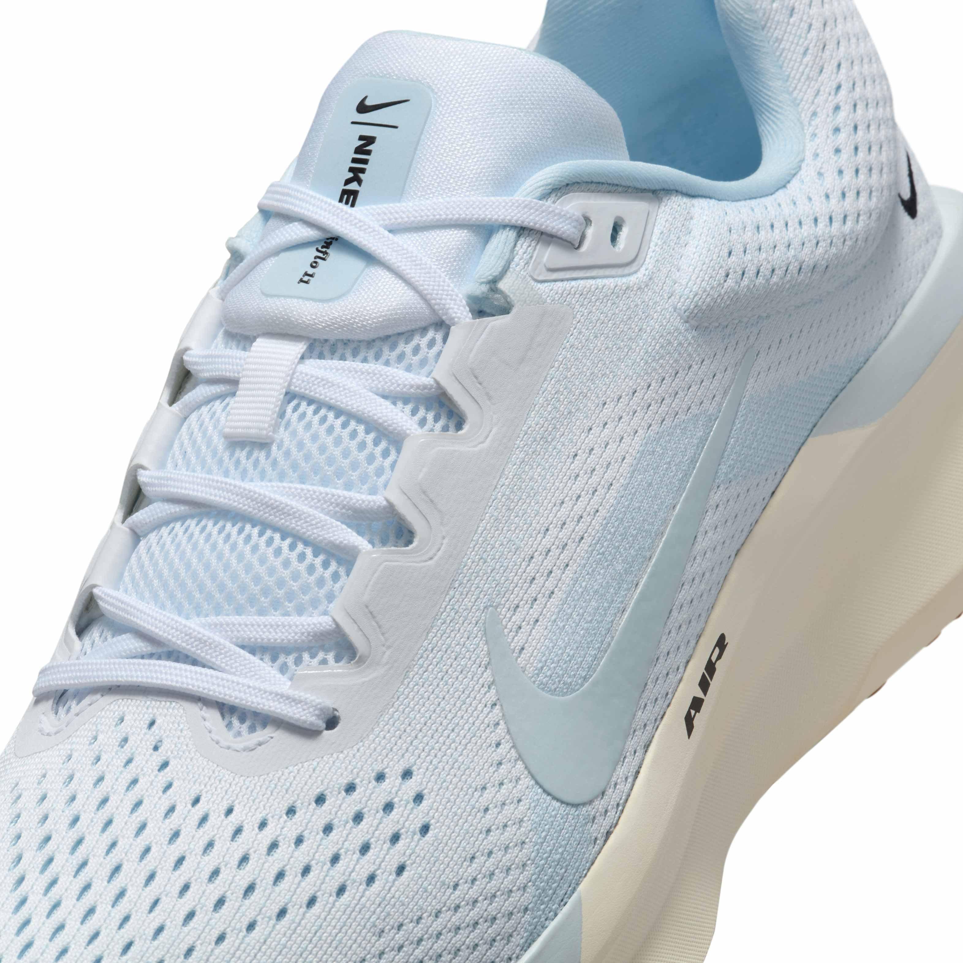Nike Winflo 11 "White/Blue Tint/Sail/Black" Men's Running Shoe - WHITE/BLUE/SAIL/BLACK Thumbnail View 7