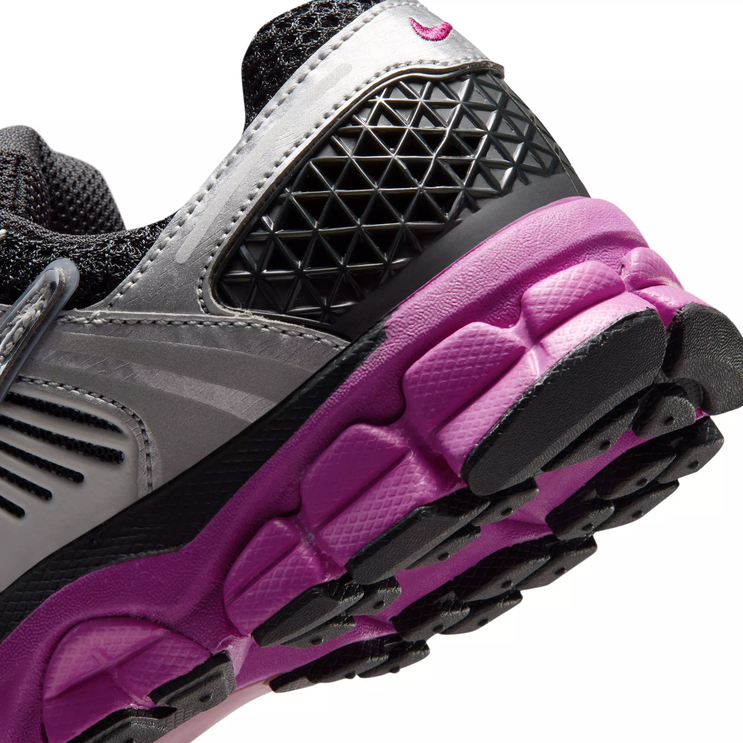 Nike Vomero 5 "Off Noir/Fire Pink/Photon Dust/Metallic Silver" Grade School Girls' Shoe - OFF NOIR/PINK/DUST/SILVER