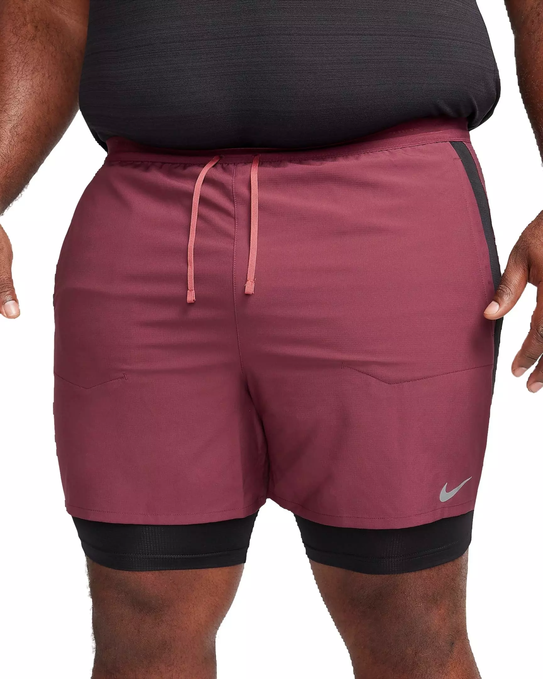 Nike Men's Dri-FIT Stride 5" Hybrid Running Shorts - RED