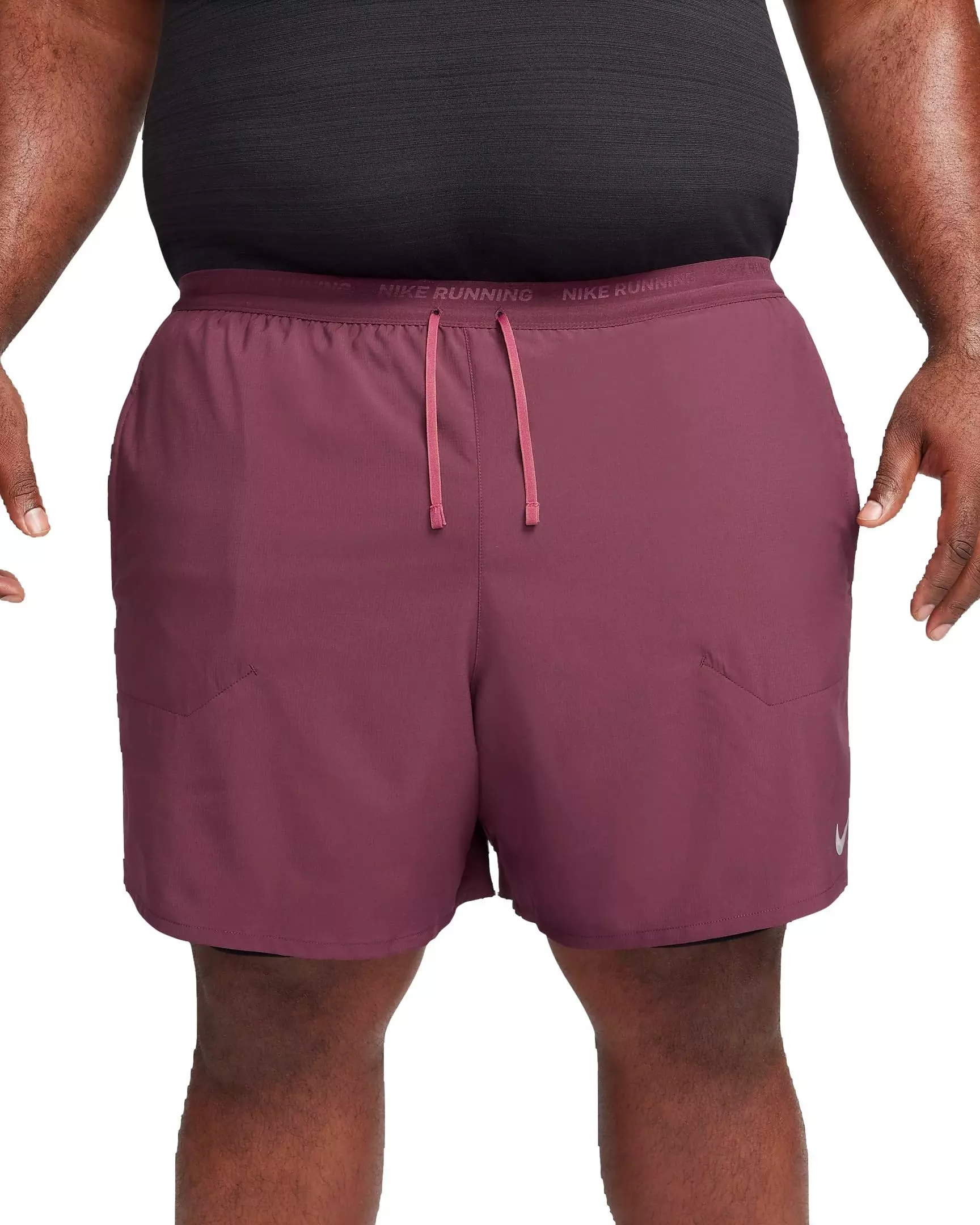 Nike Men's Dri-FIT Stride 2-in-1 7" Running Shorts - MAROON
