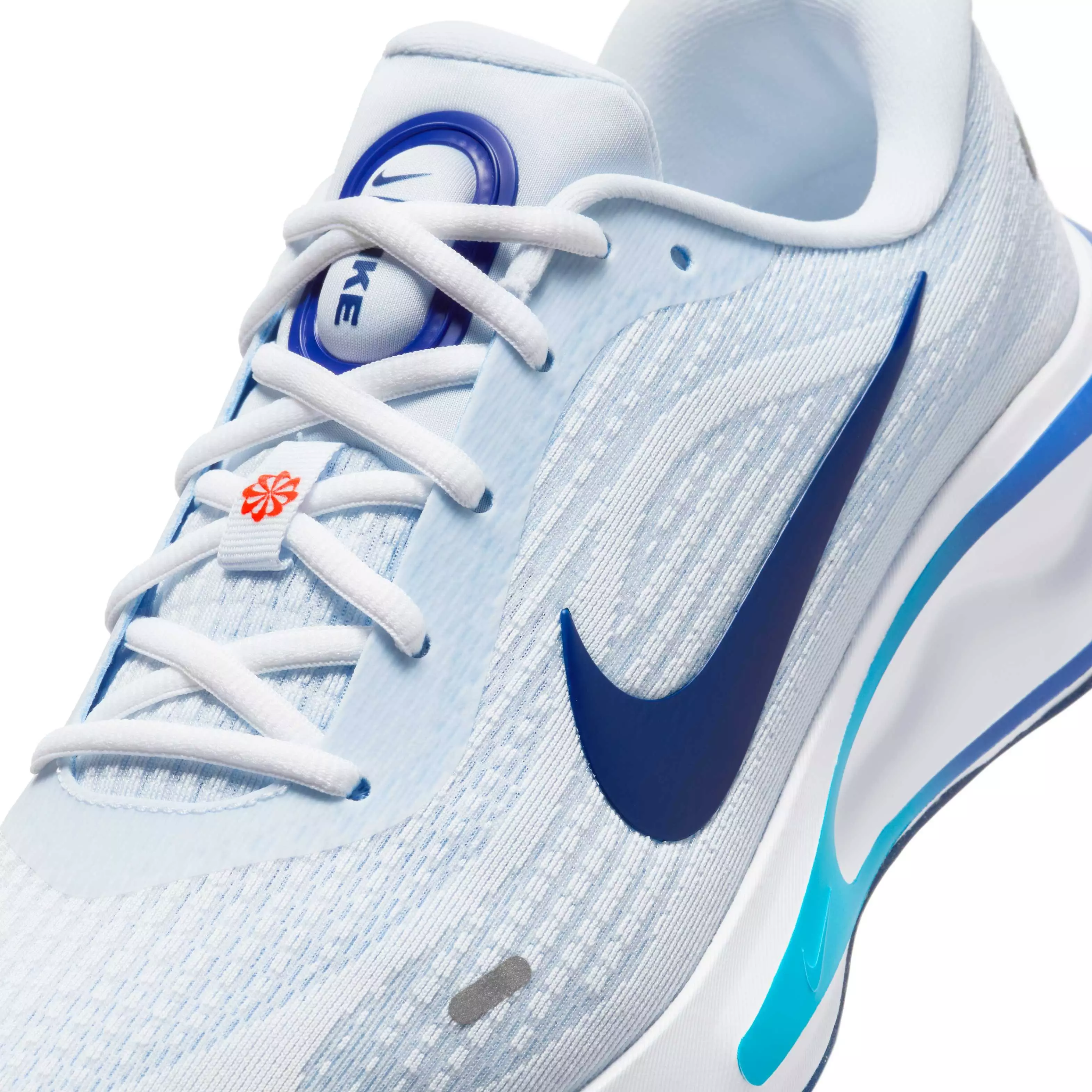 Nike Journey Run "Football Grey/Aluminum/Blue Lightning/Blue Void" Men's Running Shoe - GREY/ALUMNINUM/BLUE/BLUE