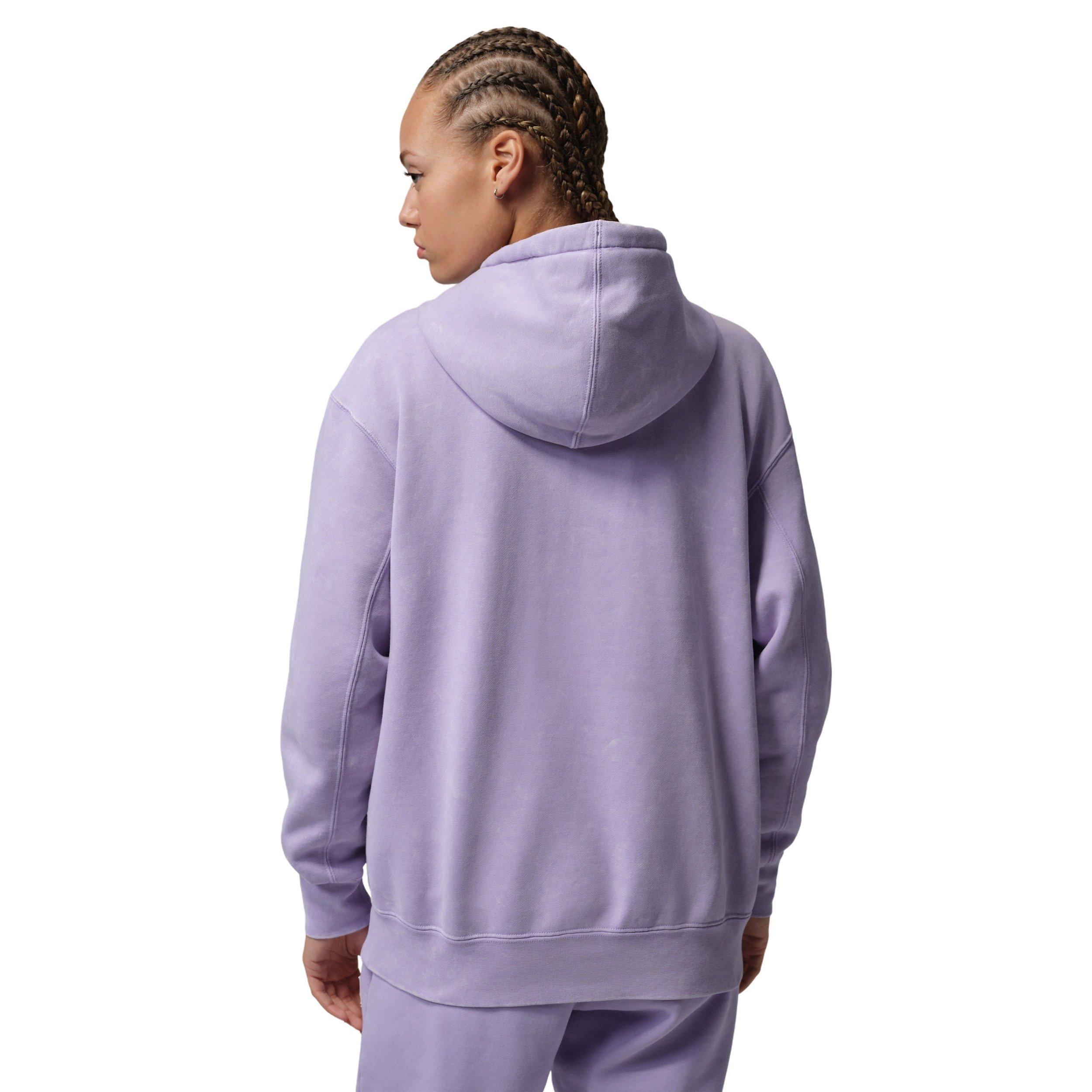 Jordan Women's Brooklyn Fleece Pullover Hoodie -Purple - PURPLE Thumbnail View 2