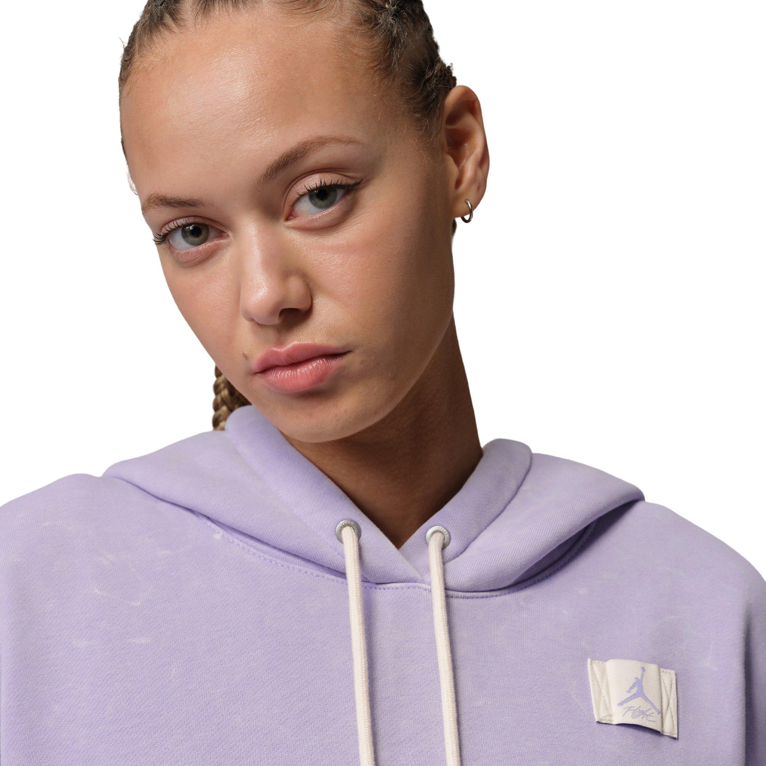 Jordan Women's Brooklyn Fleece Pullover Hoodie - Purple - PURPLE Thumbnail View 3
