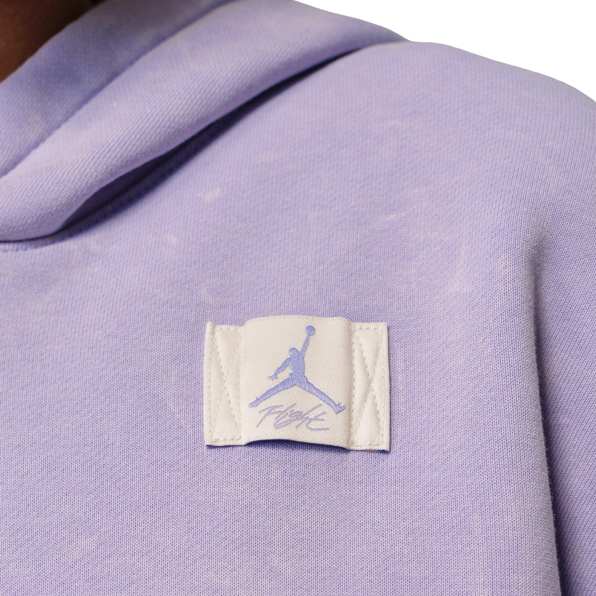 Jordan Women's Brooklyn Fleece Pullover Hoodie - Purple - PURPLE Thumbnail View 4