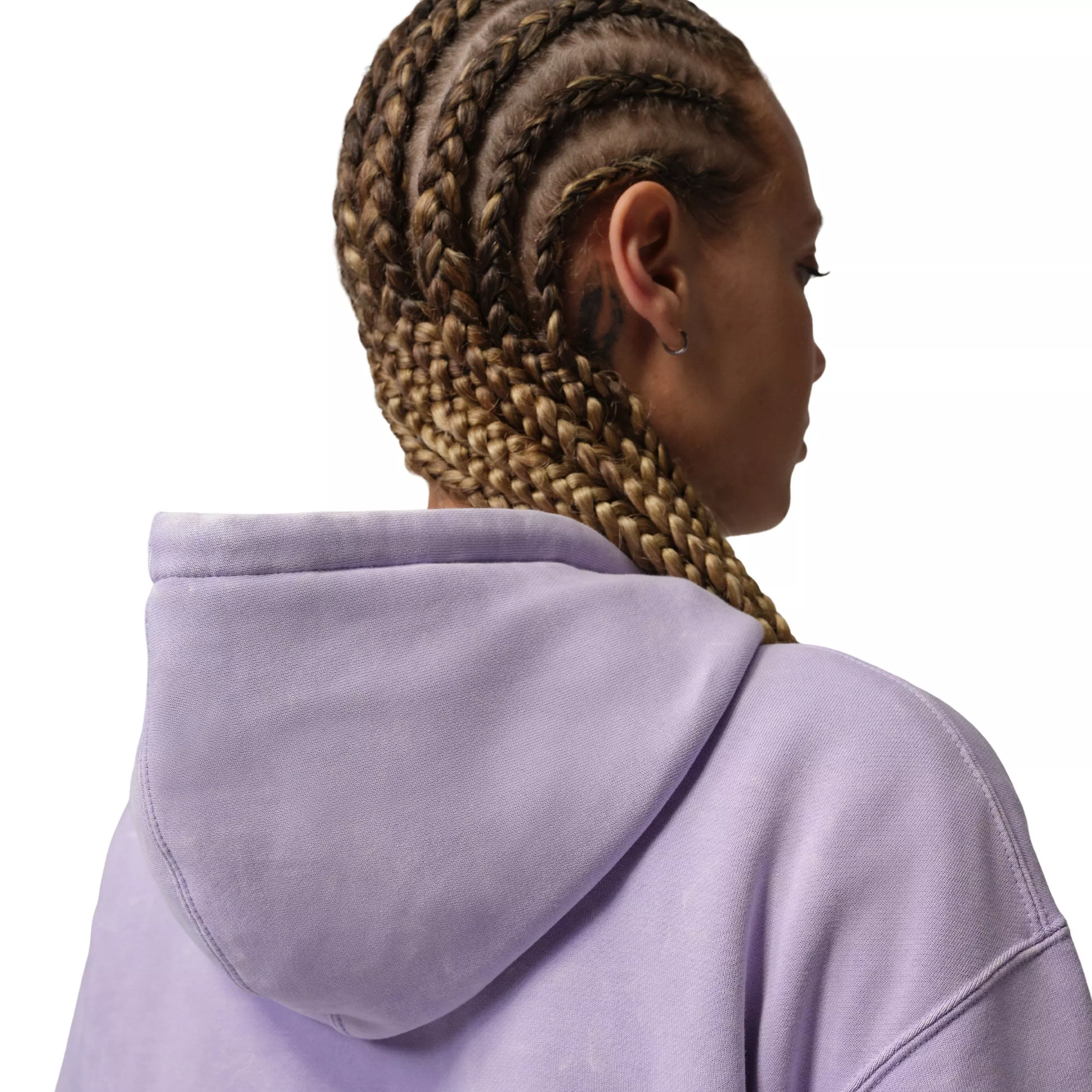 Jordan Women's Brooklyn Fleece Pullover Hoodie - Purple - PURPLE