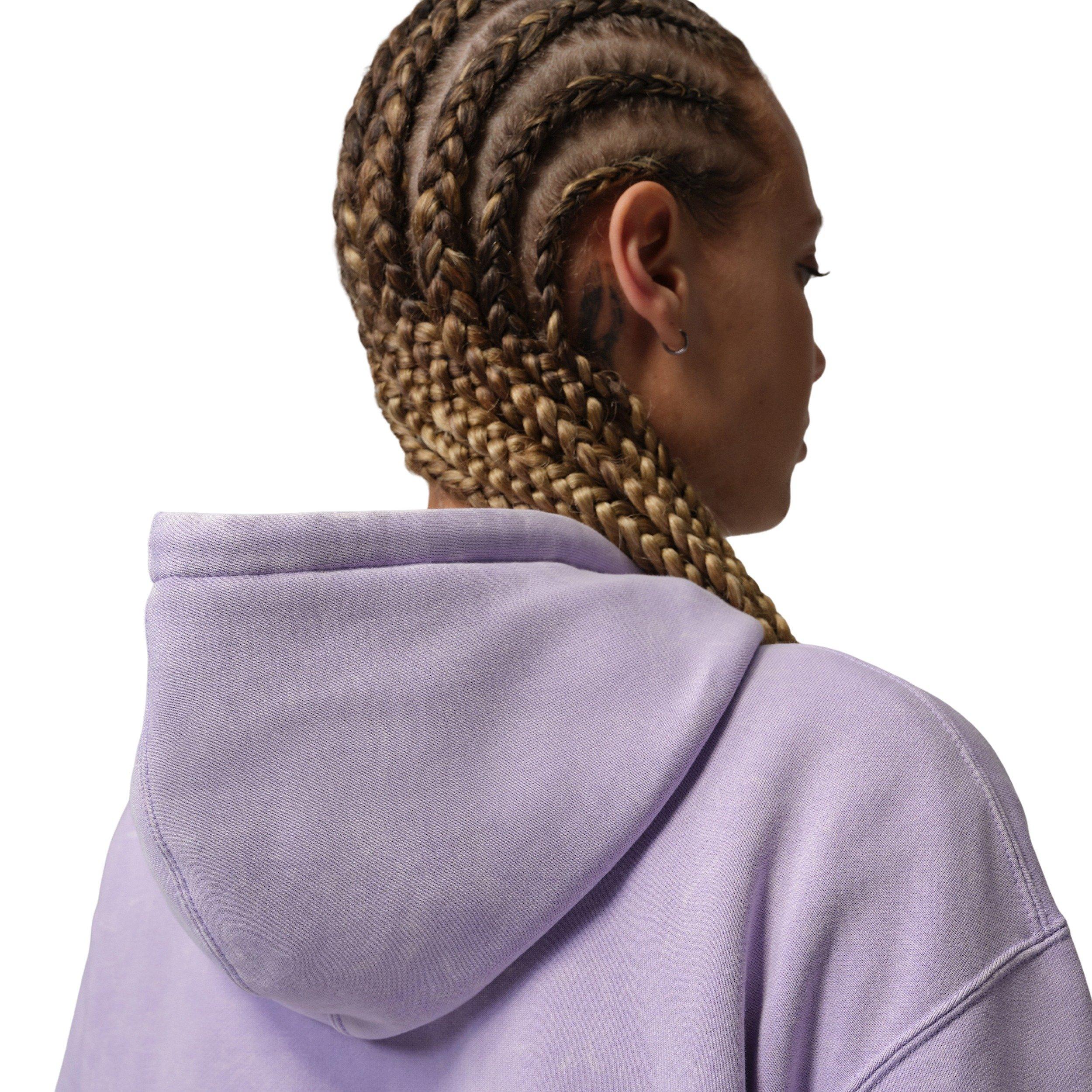 Jordan Women's Brooklyn Fleece Pullover Hoodie -Purple - PURPLE Thumbnail View 6