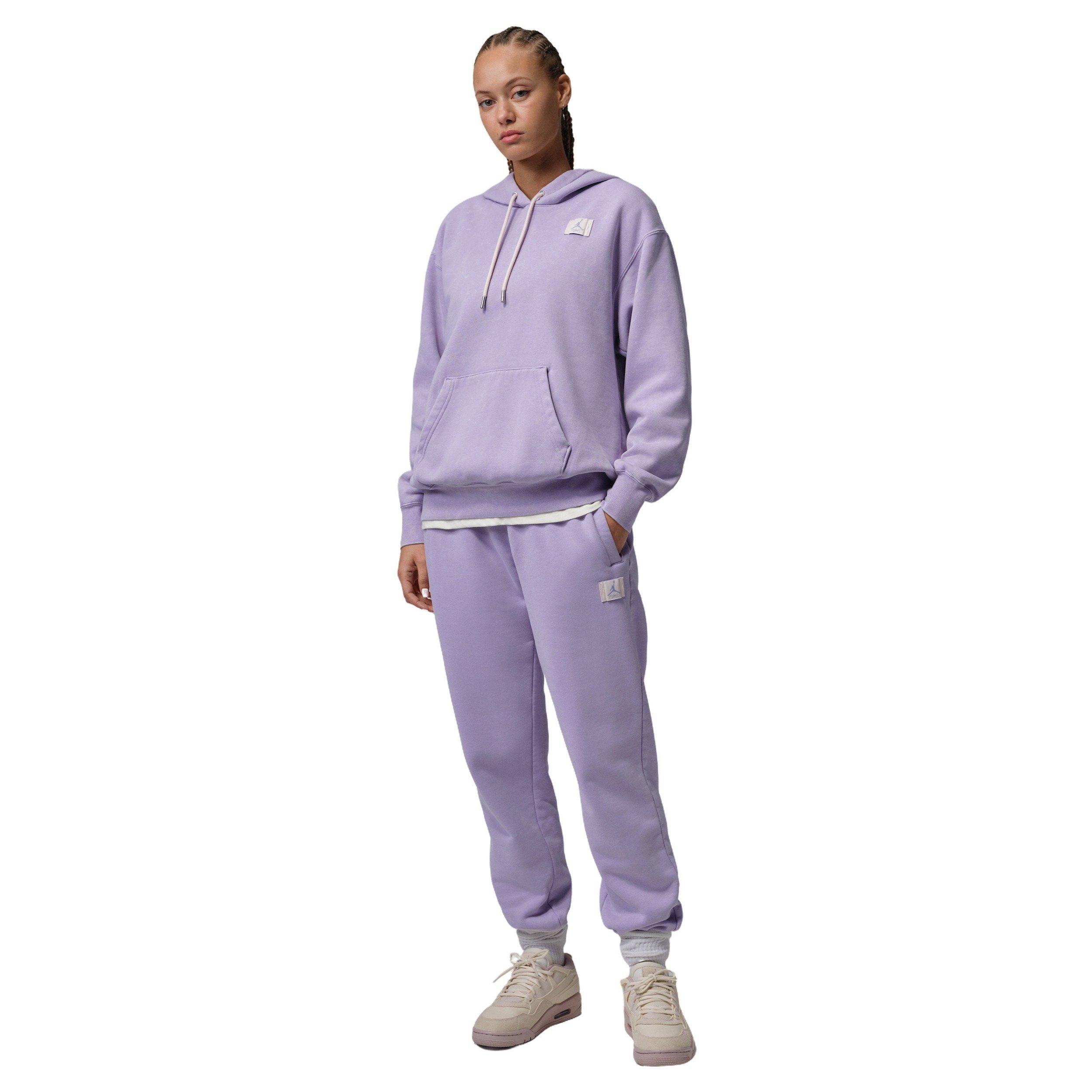 Jordan Women's Brooklyn Fleece Pullover Hoodie - Purple - PURPLE Thumbnail View 7