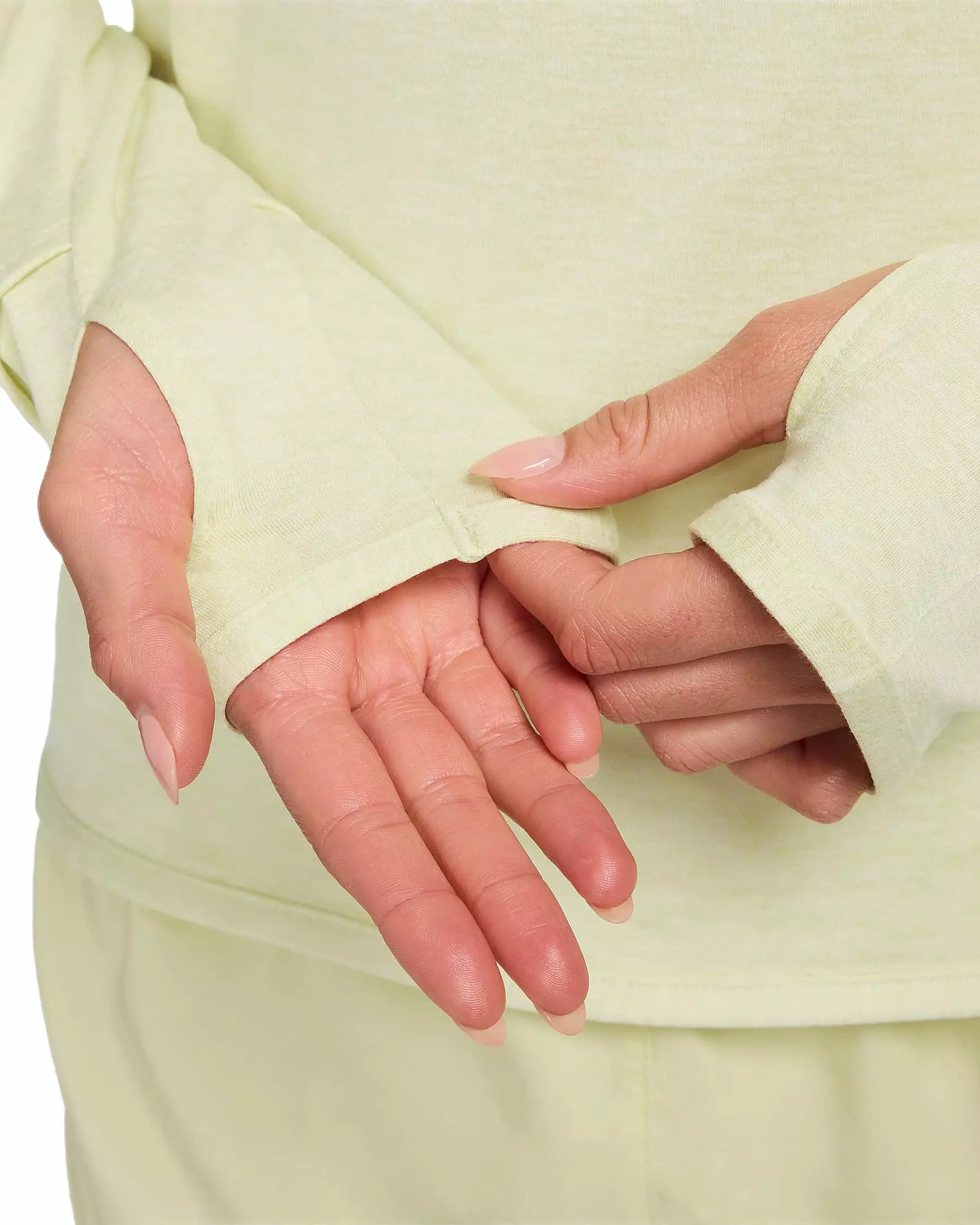 Nike Women's Dri-FIT Swift Element UV Crewneck Running Top - YELLOW