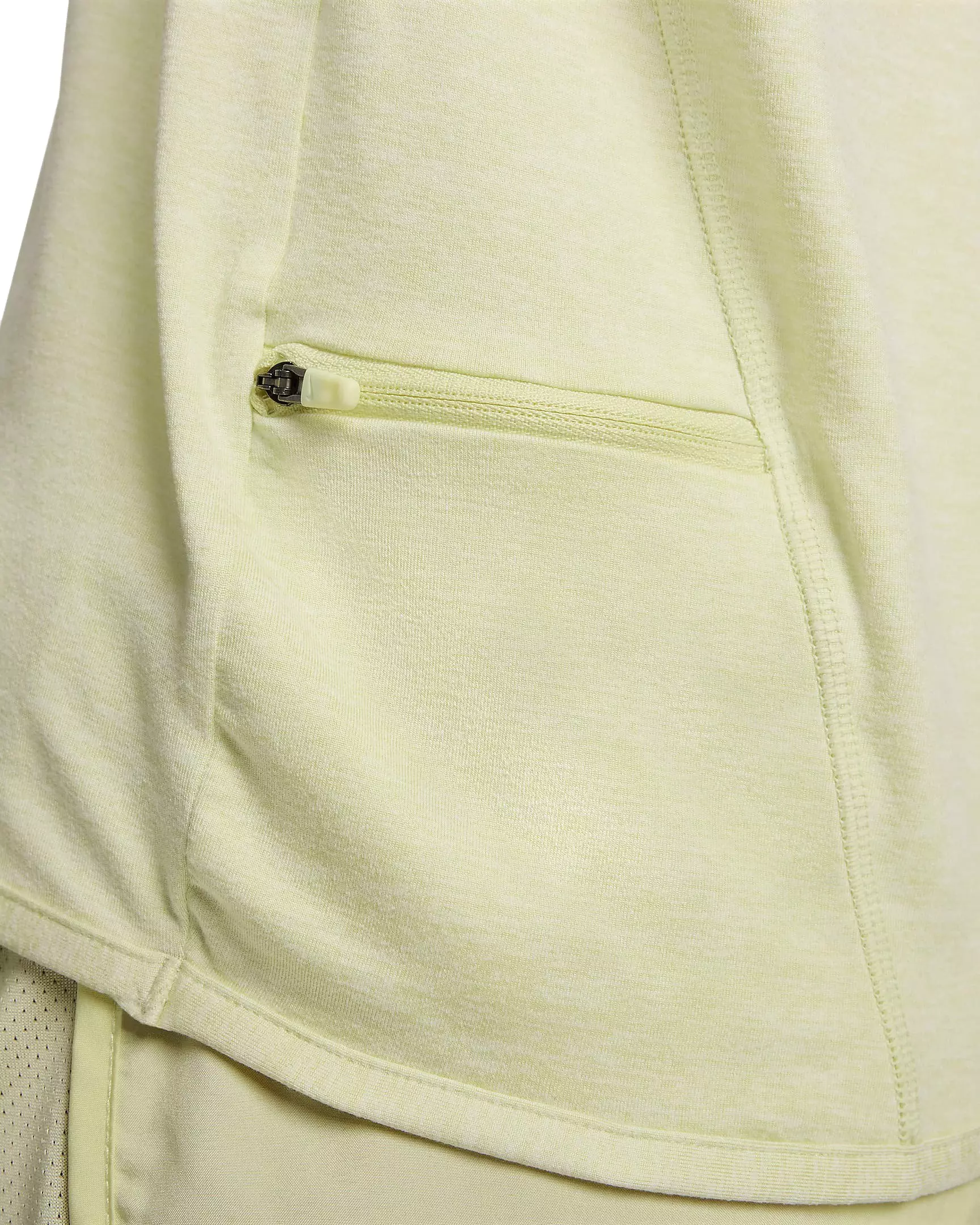 Nike Women's Dri-FIT Swift Element UV Crewneck Running Top - YELLOW