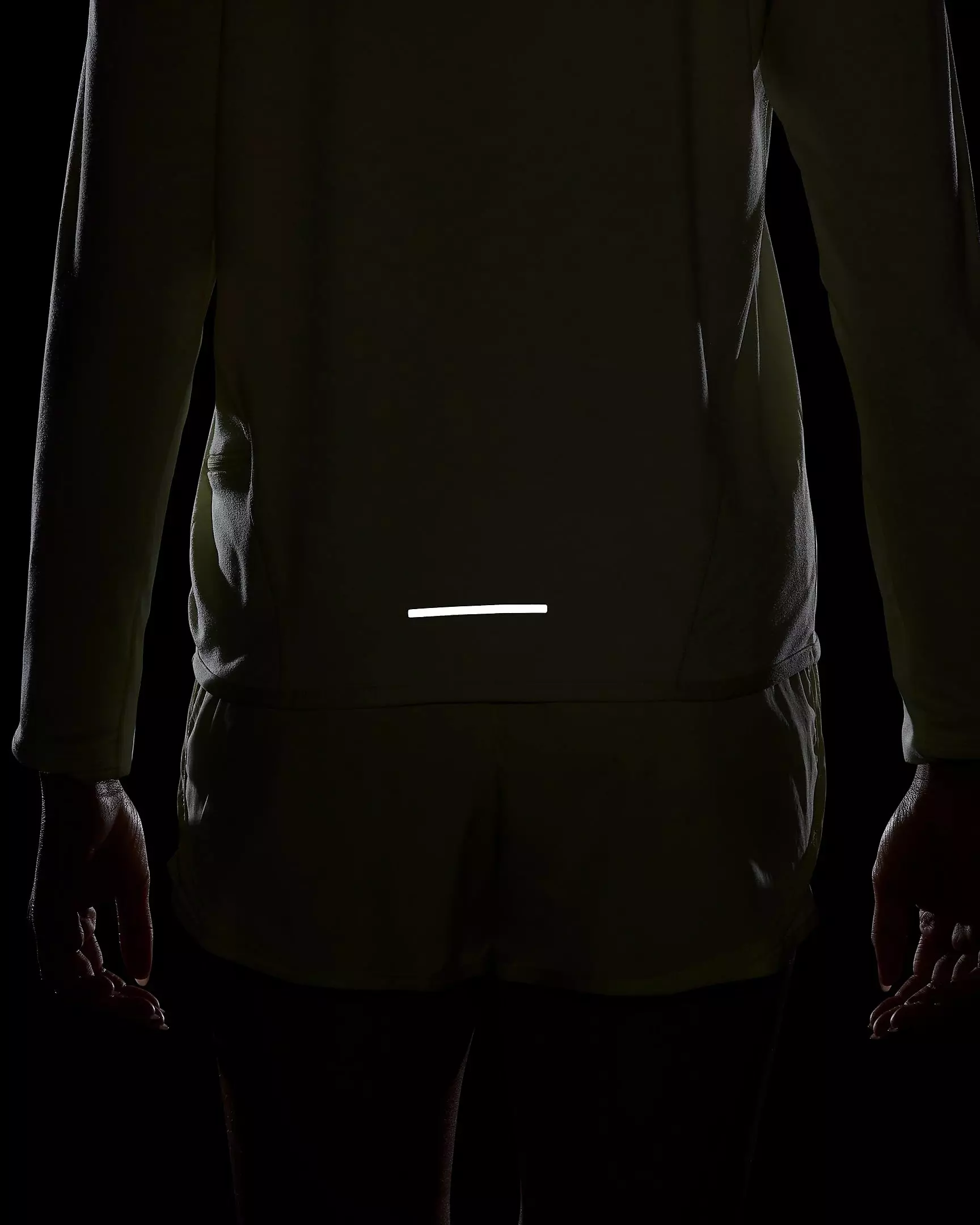 Nike Women's Dri-FIT Swift Element UV Crewneck Running Top - YELLOW