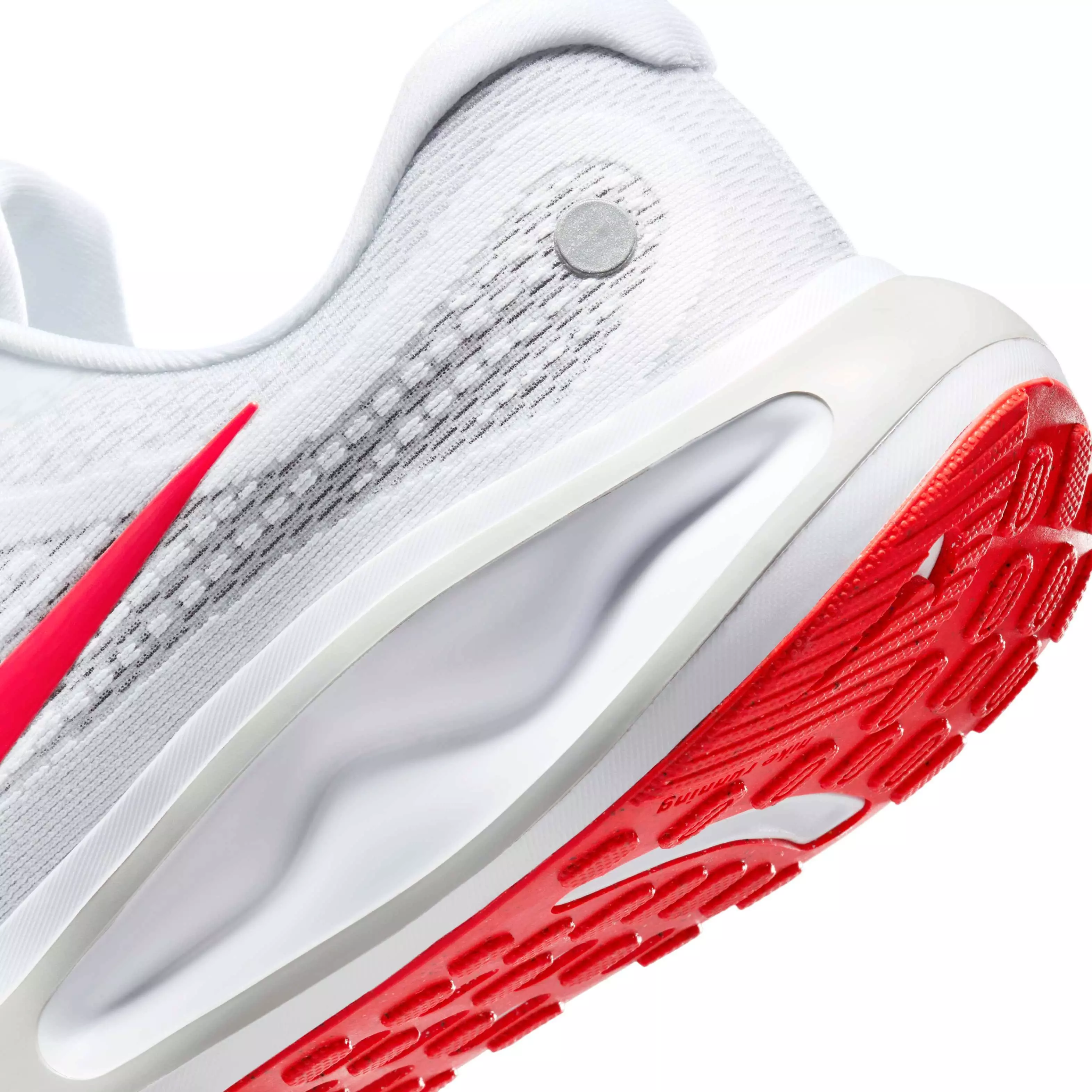 Nike Journey Run "White/Wolf Grey/Pure Platinum/Bright Crimson" Men's Running Shoe - WHITE/GREY/PLATINUM/CRIMSON