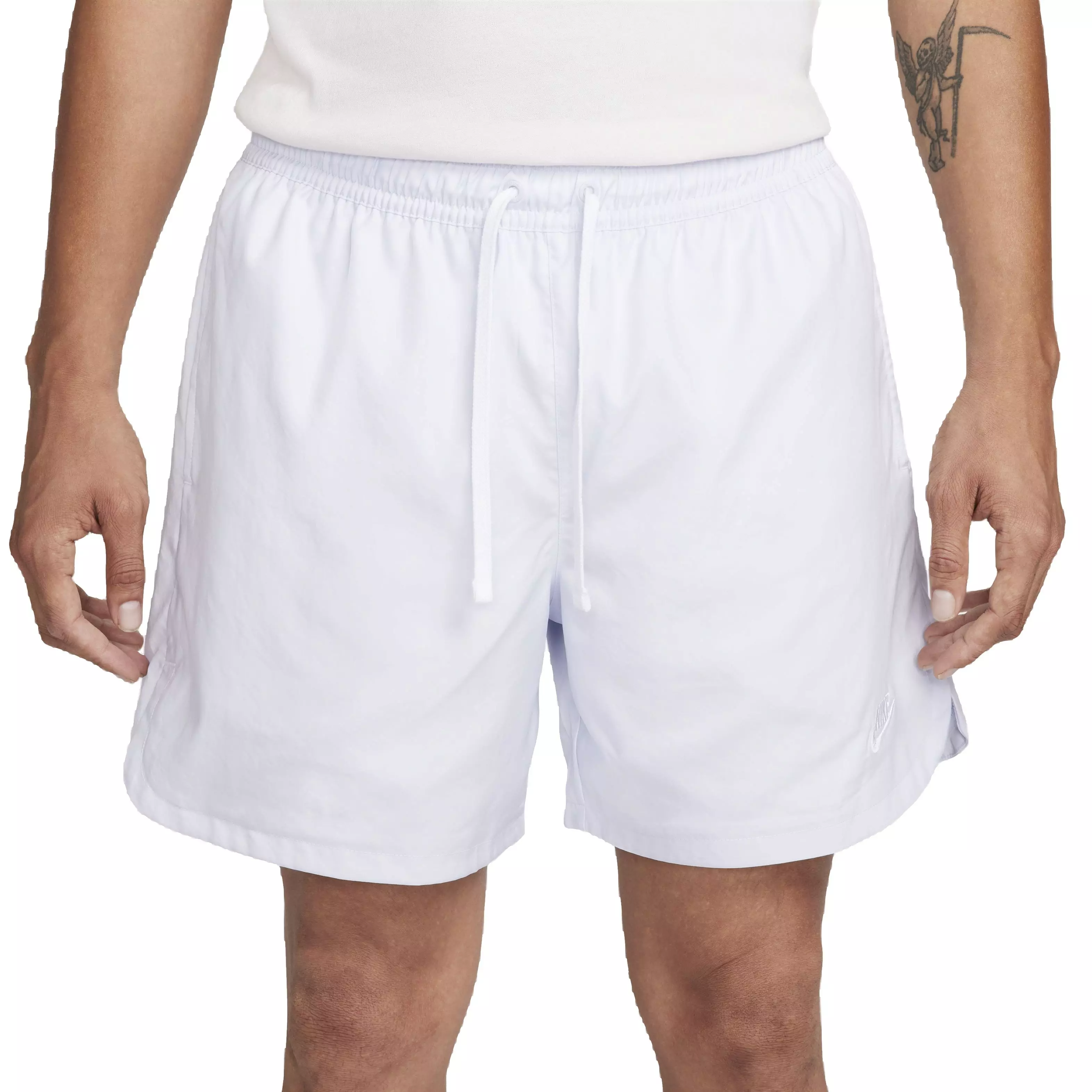 Nike Men's Club Woven Lined Flow Shorts - GREY