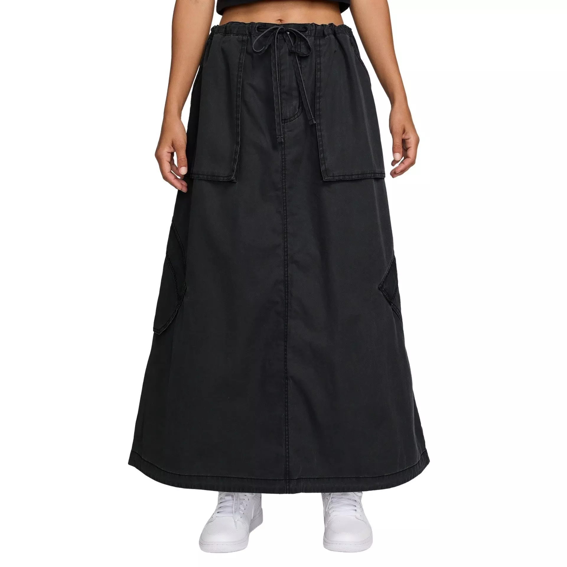 Jordan Women's Chicago Parachute Skirt -Black - BLACK