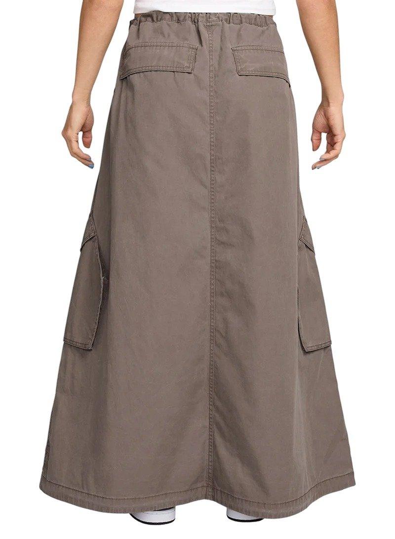 Jordan Women's Chicago Parachute Skirt - Olive Grey - OLIVE GREY Thumbnail View 2