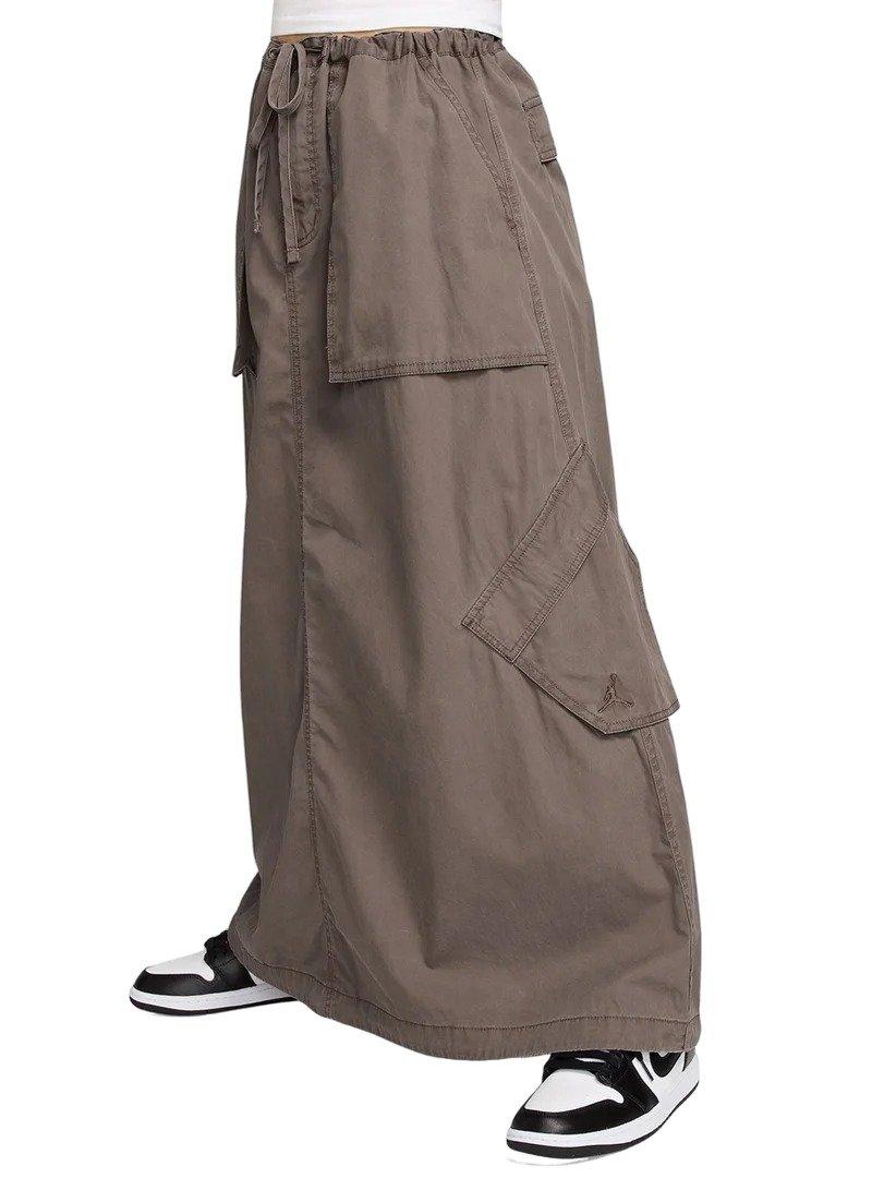 Jordan Women's Chicago Parachute Skirt -Olive Grey - OLIVE GREY Thumbnail View 3
