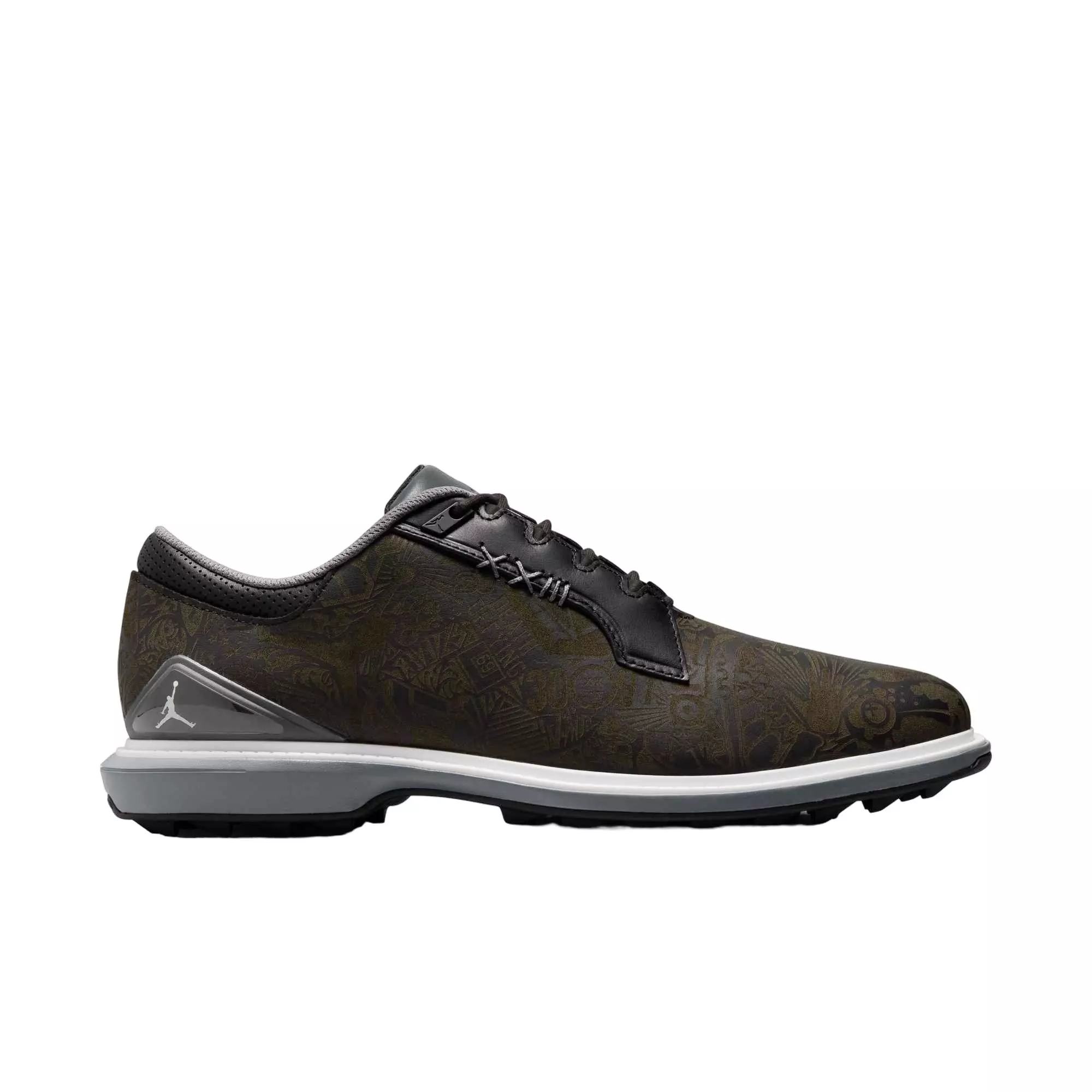 Jordan ADG 5 "Black/White/Cool Grey" Men's Golf Shoe - BLACK/WHITE/GREY
