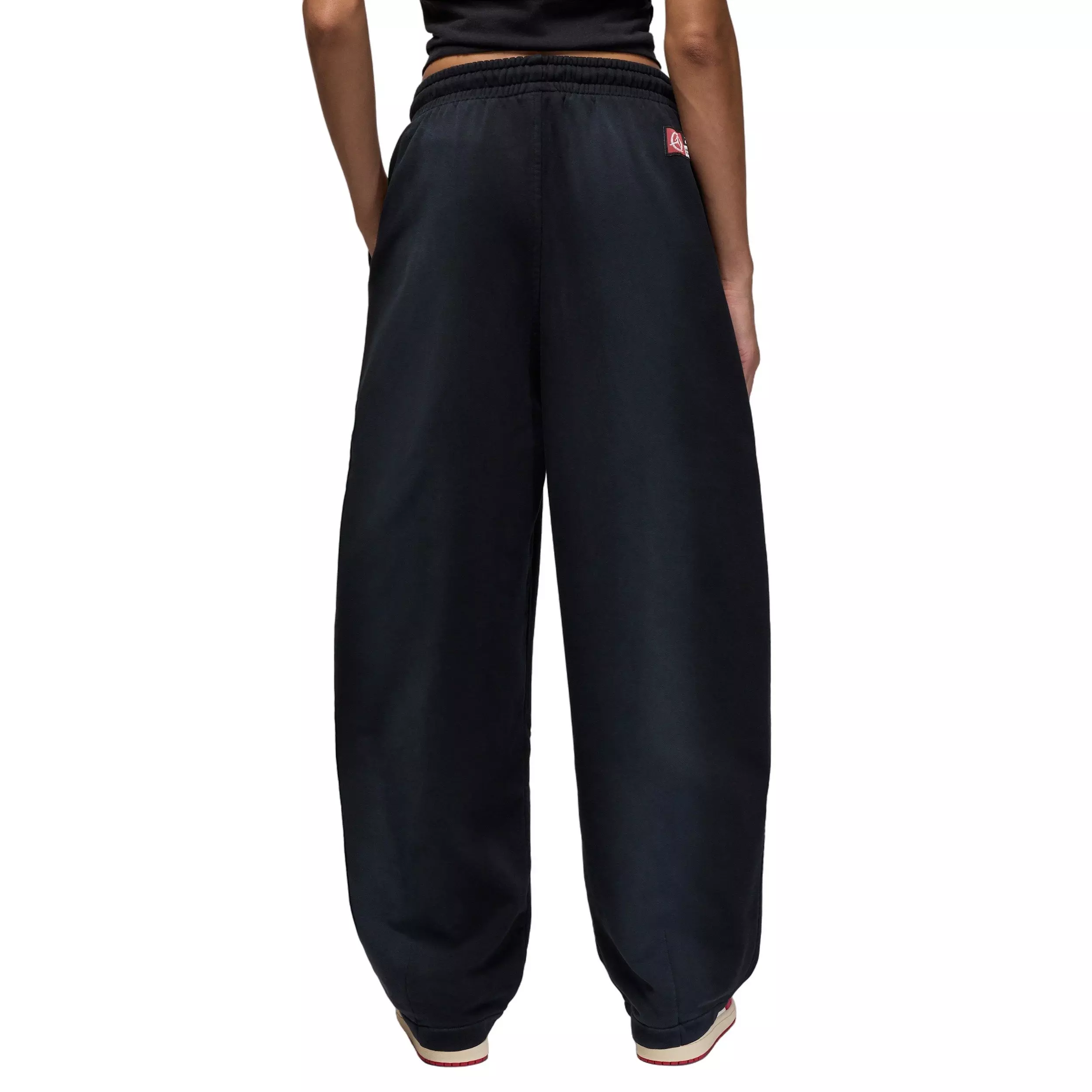 Jordan Women's Flight Fleece Club Baggy Pants -  Black - BLACK