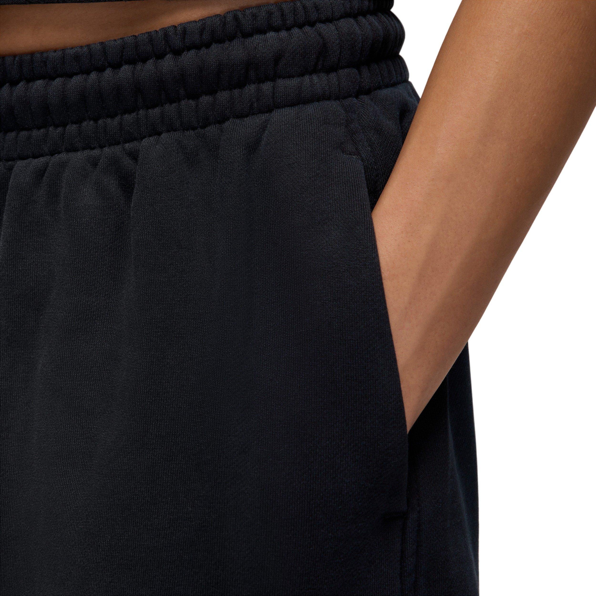 Jordan Women's Flight Fleece Baggy Pants -Black - BLACK Thumbnail View 3