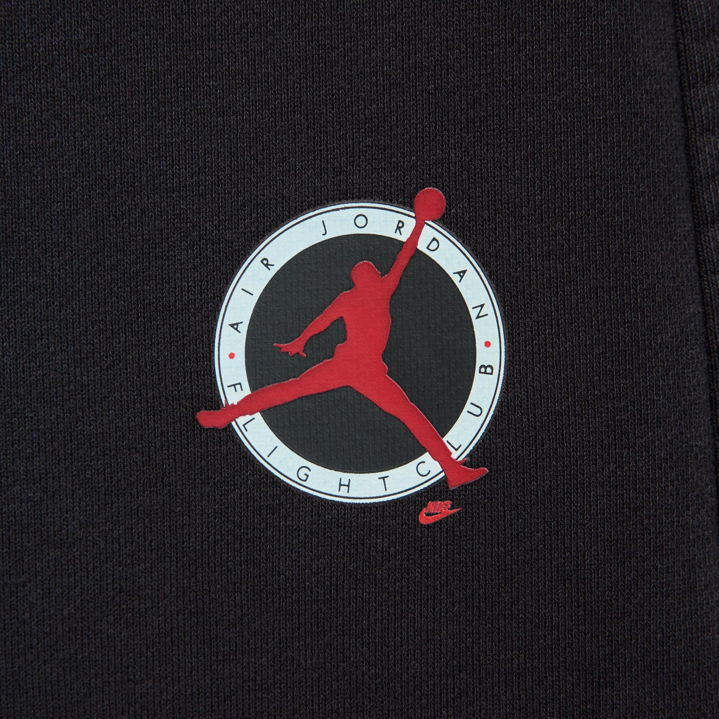 Jordan Women's Flight Fleece Club Baggy Pants -  Black - BLACK Thumbnail View 5