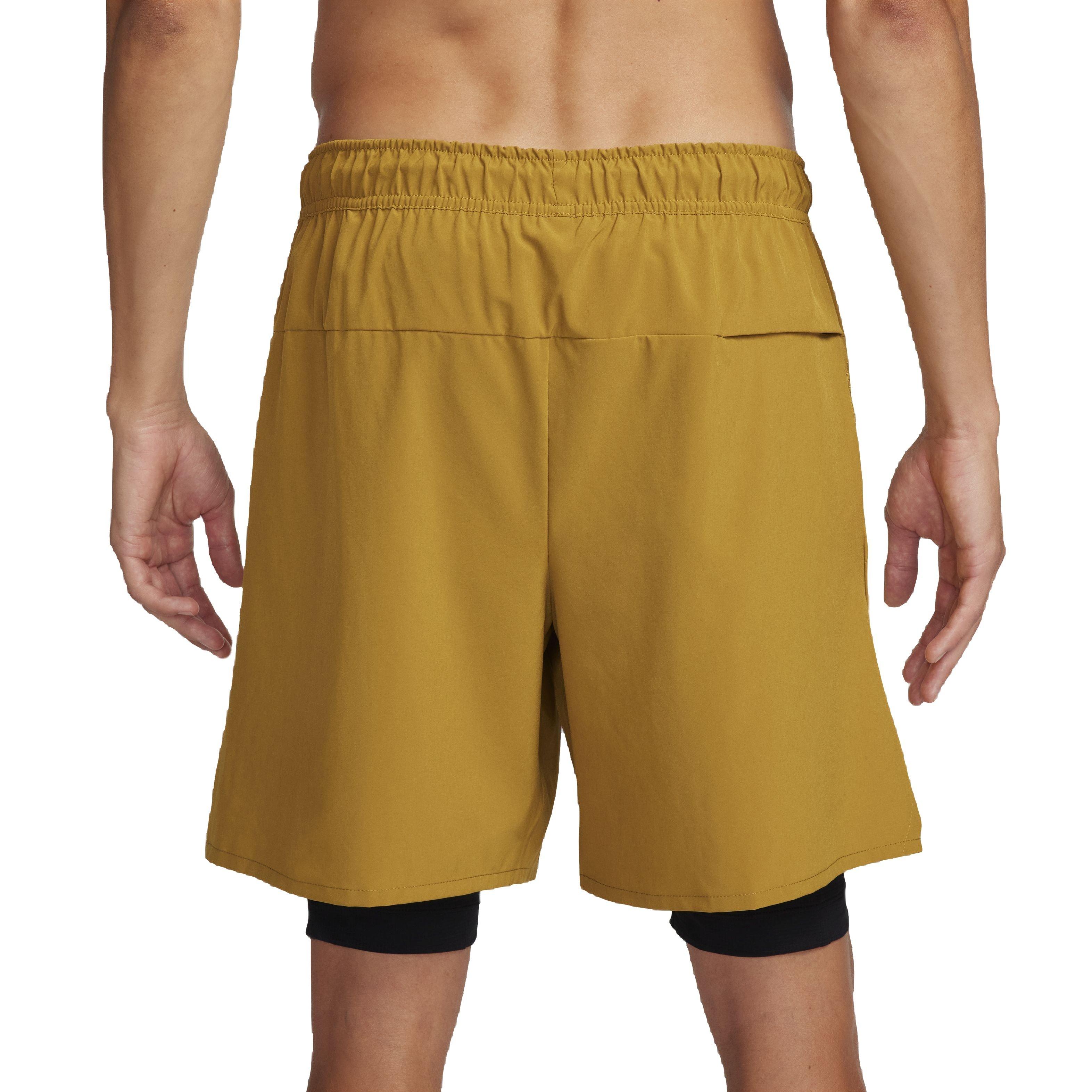 Nike Men's Dri-FIT Unlimited Woven 7" 2-in-1 Versatile Shorts - BROWN Thumbnail View 2