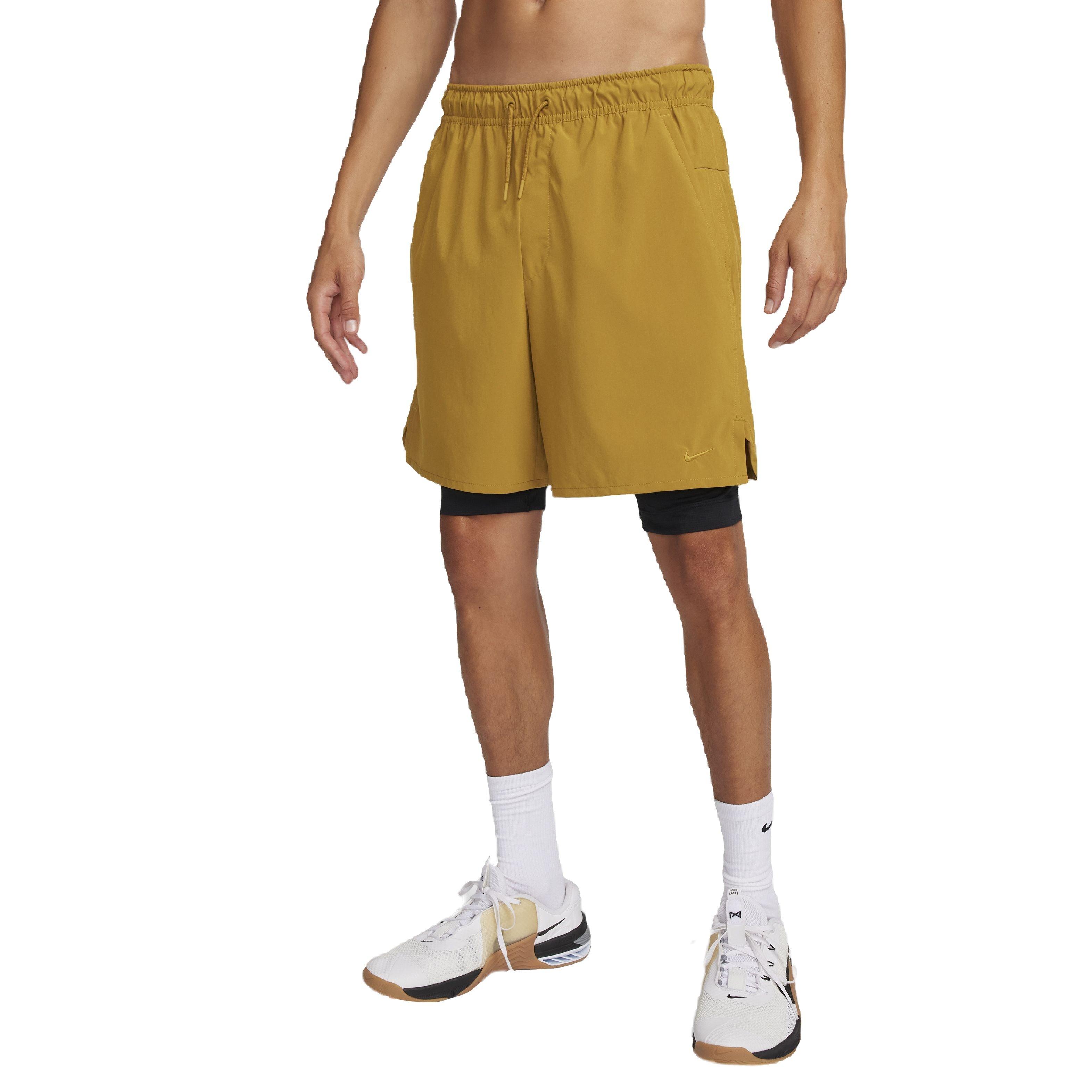 Nike Men's Dri-FIT Unlimited Woven 7" 2-in-1 Versatile Shorts - BROWN Thumbnail View 3