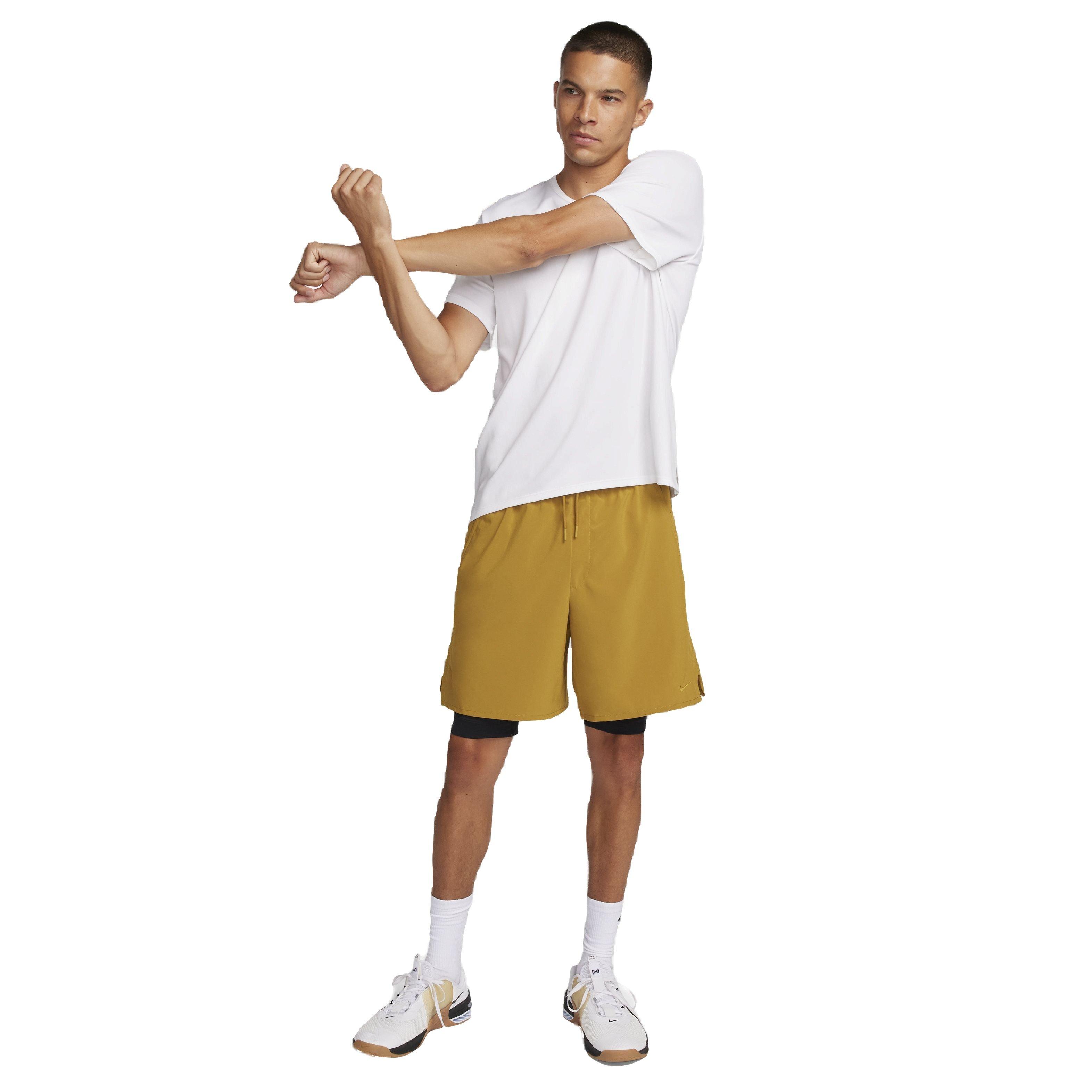 Nike Men's Dri-FIT Unlimited Woven 7" 2-in-1 Versatile Shorts - BROWN Thumbnail View 8