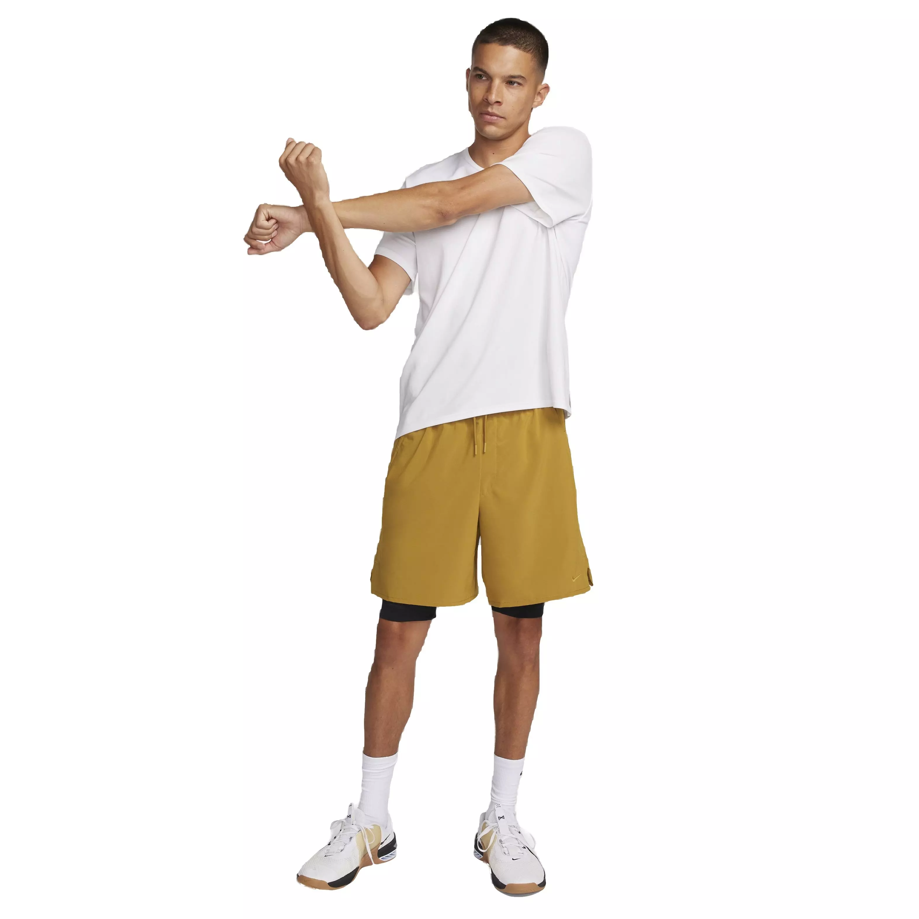 Nike Men's Dri-FIT Unlimited Woven 7" 2-in-1 Versatile Shorts - BROWN