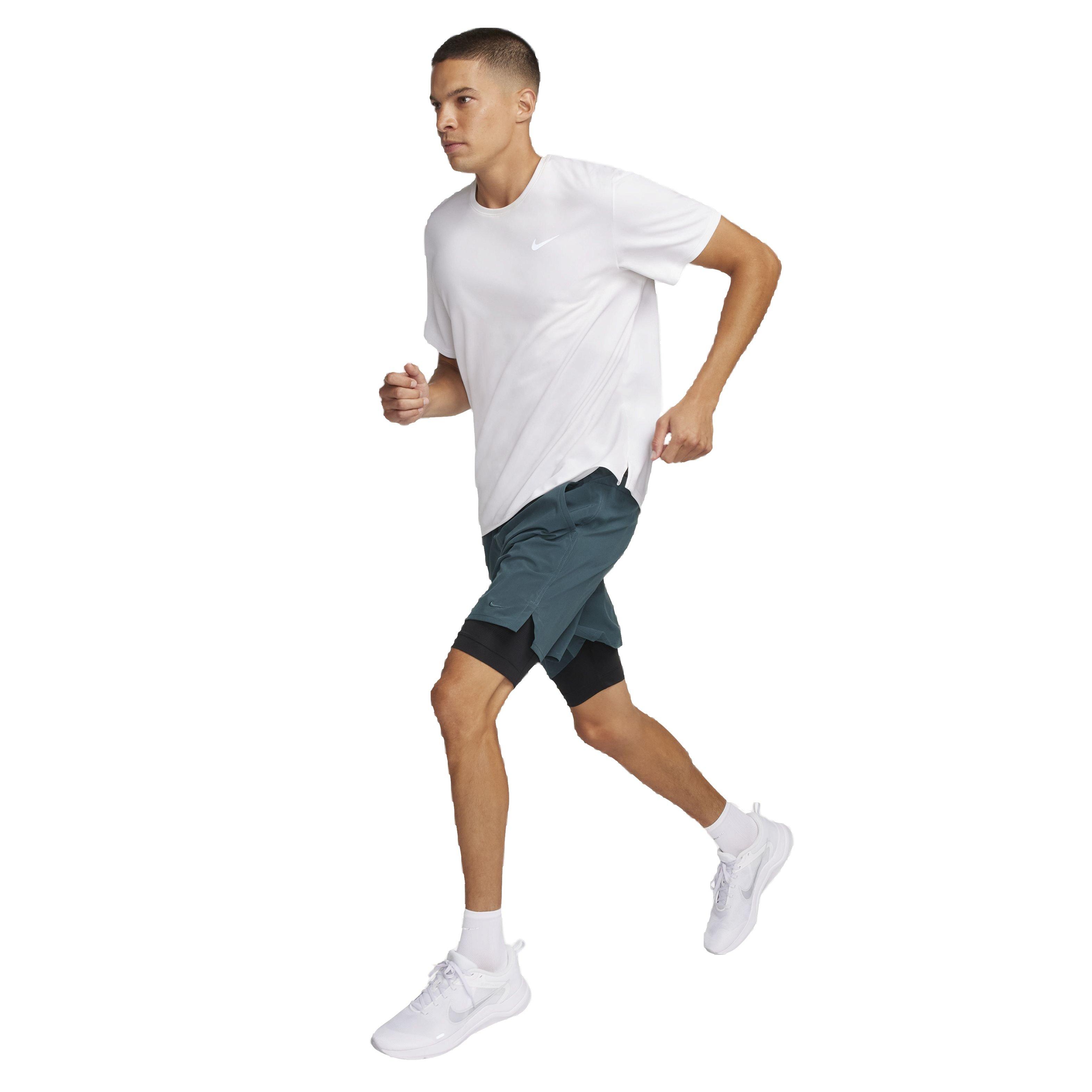 Nike Men's Dri-FIT Unlimited Woven 7" 2-in-1 Versatile Shorts - GREEN Thumbnail View 7