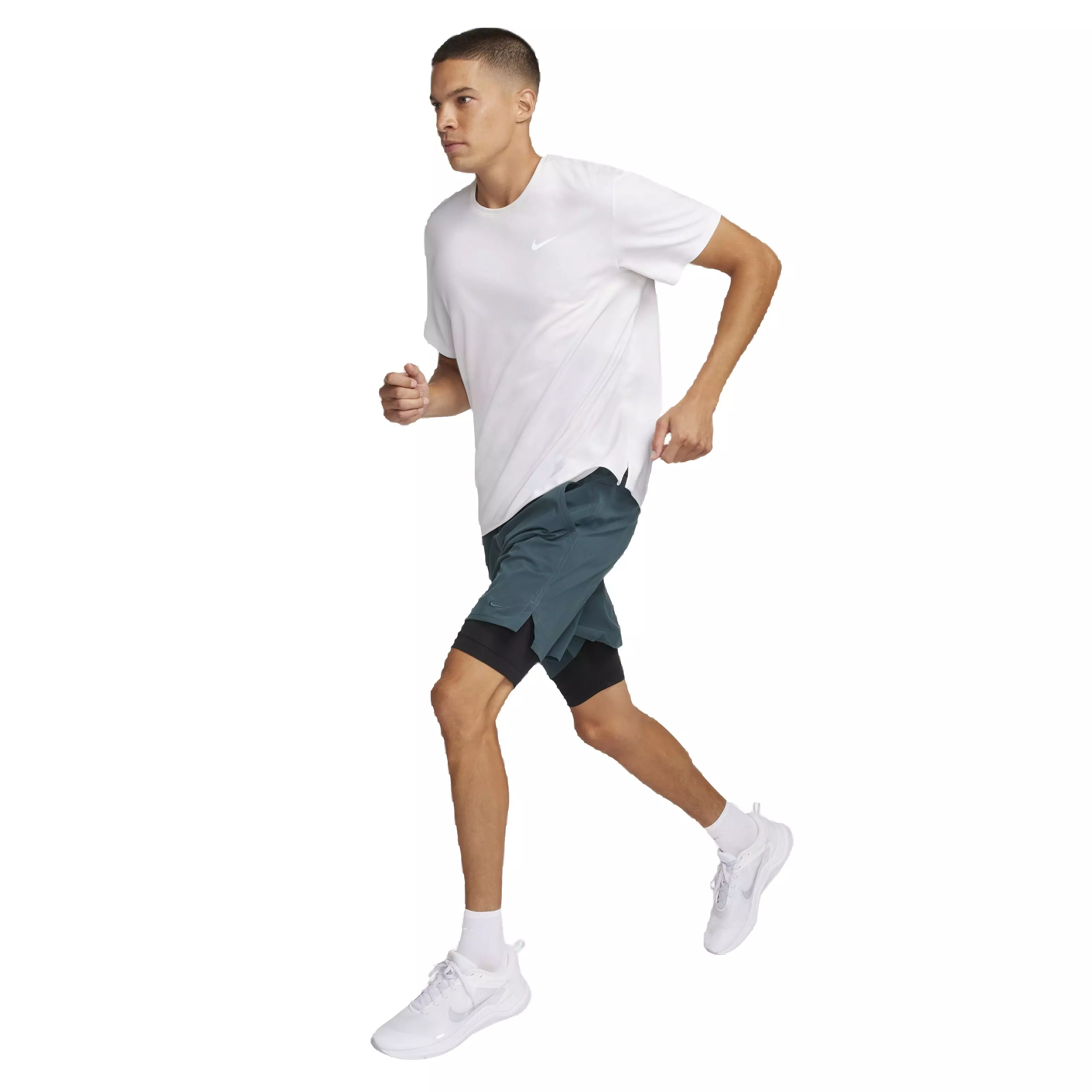 Nike Men's Dri-FIT Unlimited Woven 7" 2-in-1 Versatile Shorts - GREEN