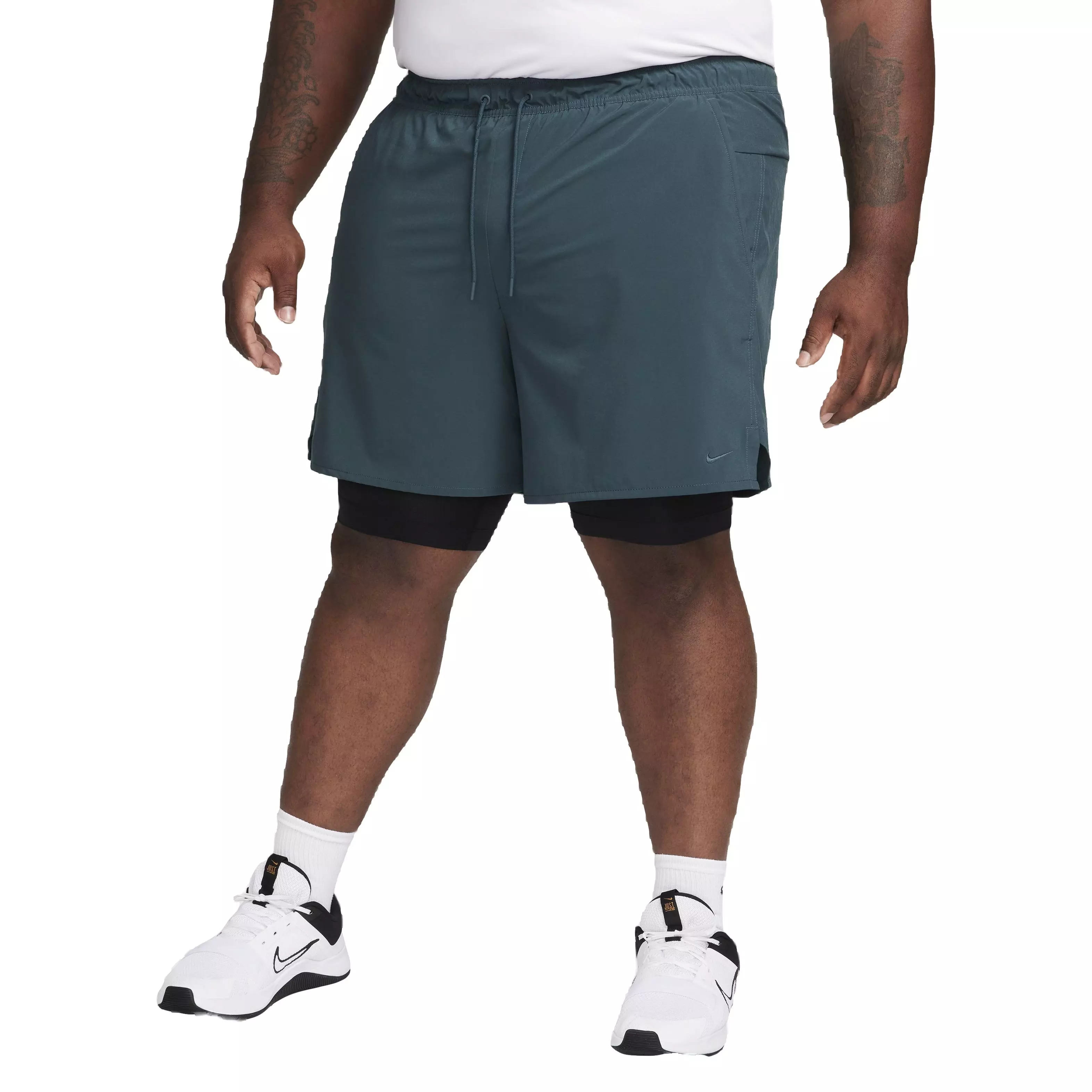 Nike Men's Dri-FIT Unlimited Woven 7" 2-in-1 Versatile Shorts - GREEN