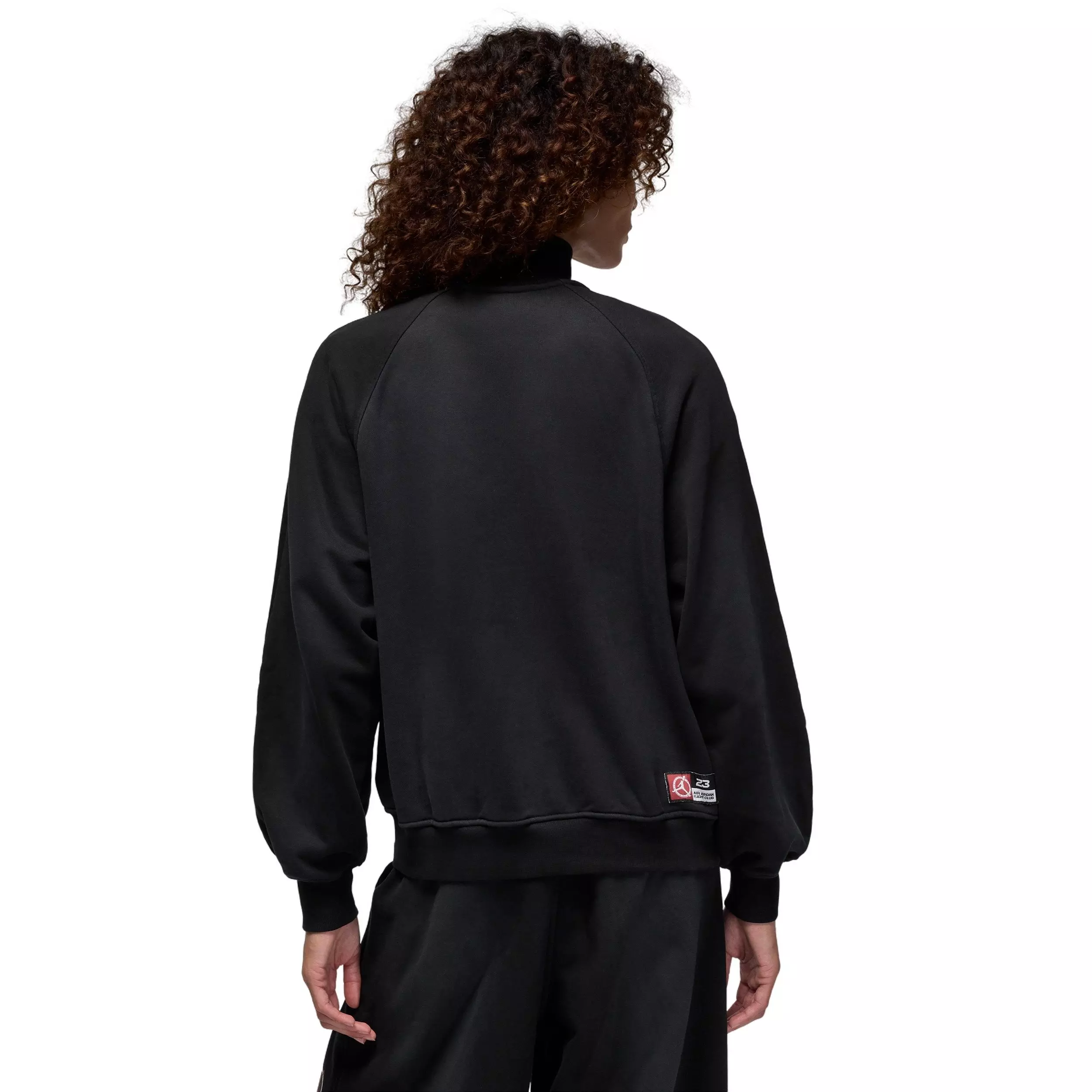 Jordan Women's Flight Club Fleece Quarter-Zip Pullover - Black - BLACK