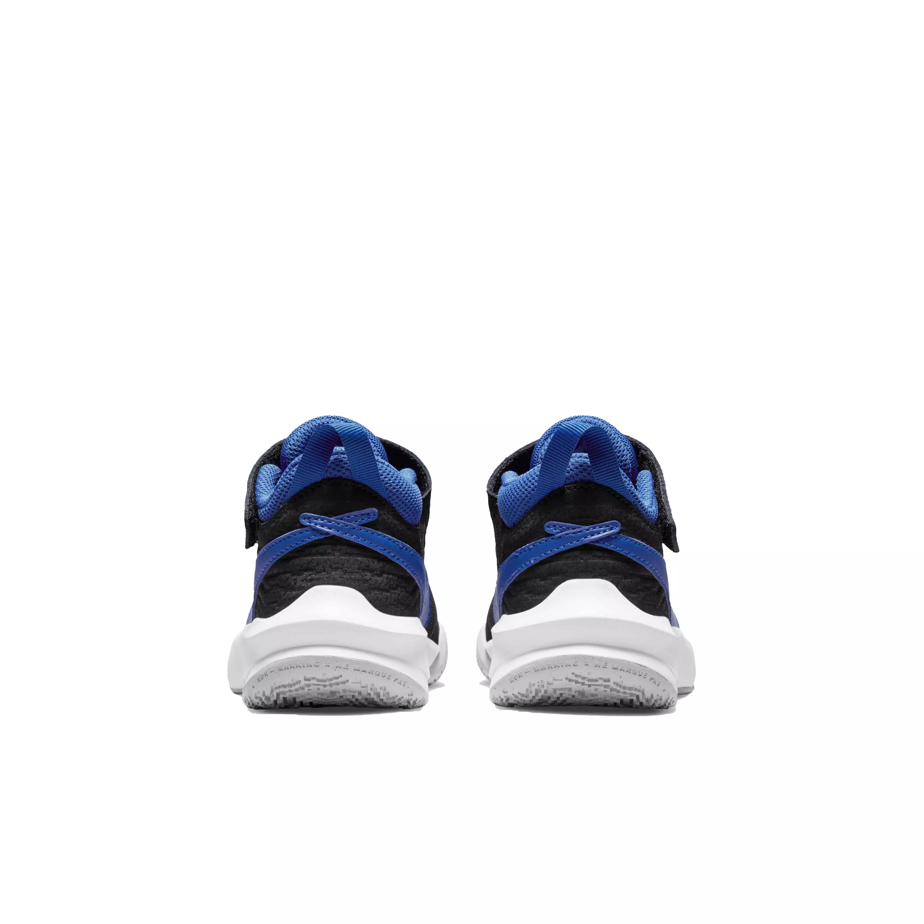 Nike Team Hustle D 10 "Black/Game Royal/Photon Dust/White" Preschool Boys' Basketball Shoe - BLACK